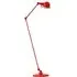 Two Arm Floor Lamp with Ball Joints - Red, Steel