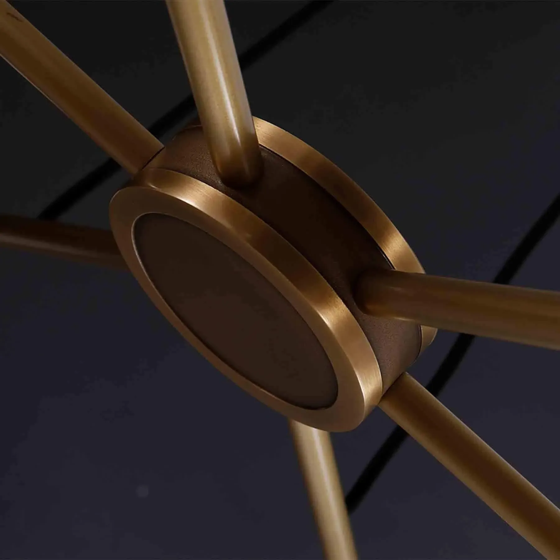 8-Light Chandelier - White, Glass