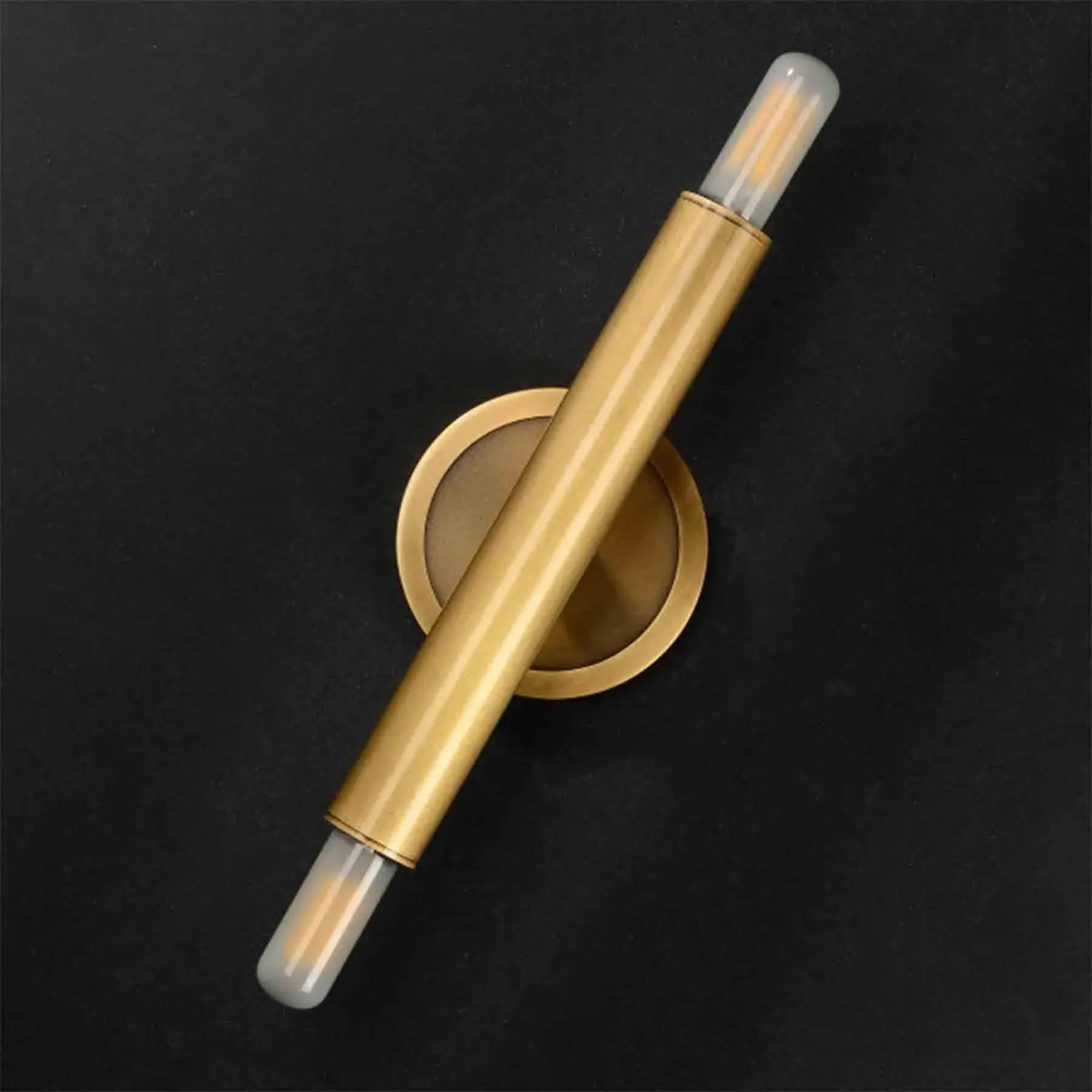 Double-Ended Wall Light - Bronze, Solid Brass