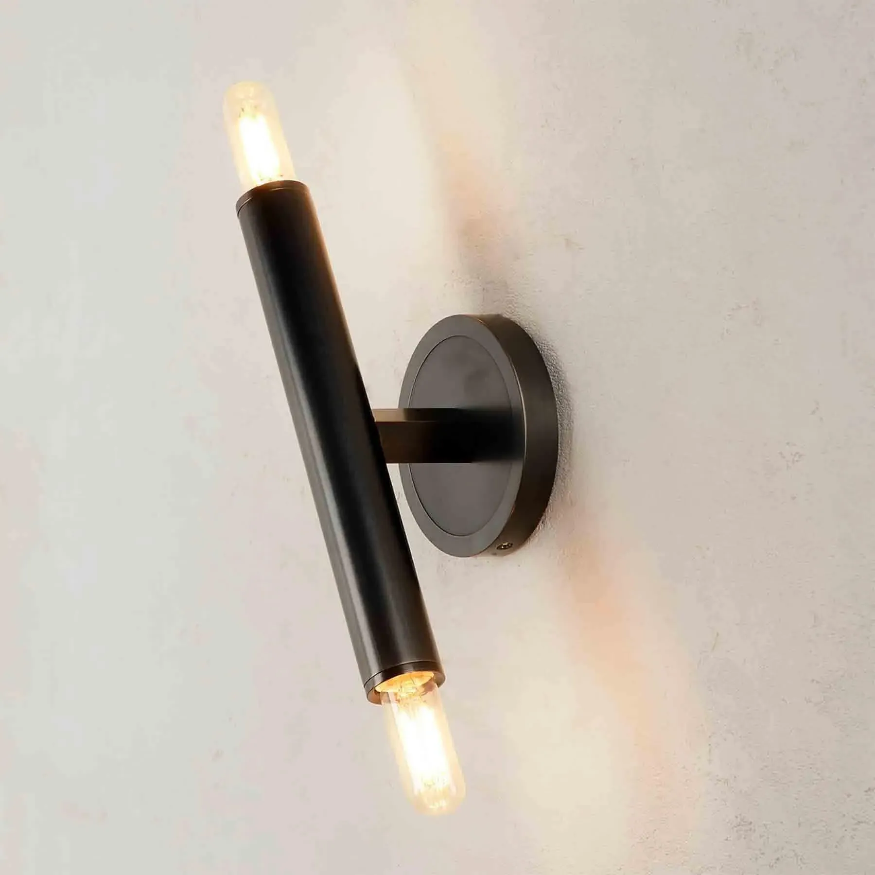 Double-Ended Wall Light - Bronze, Solid Brass