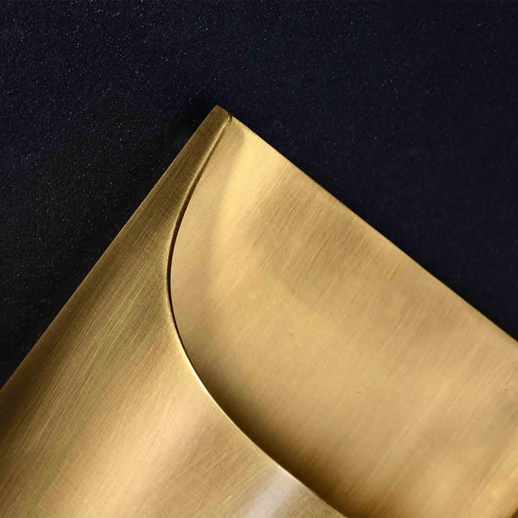 Double Wall Light with Clean Lines - Bronze