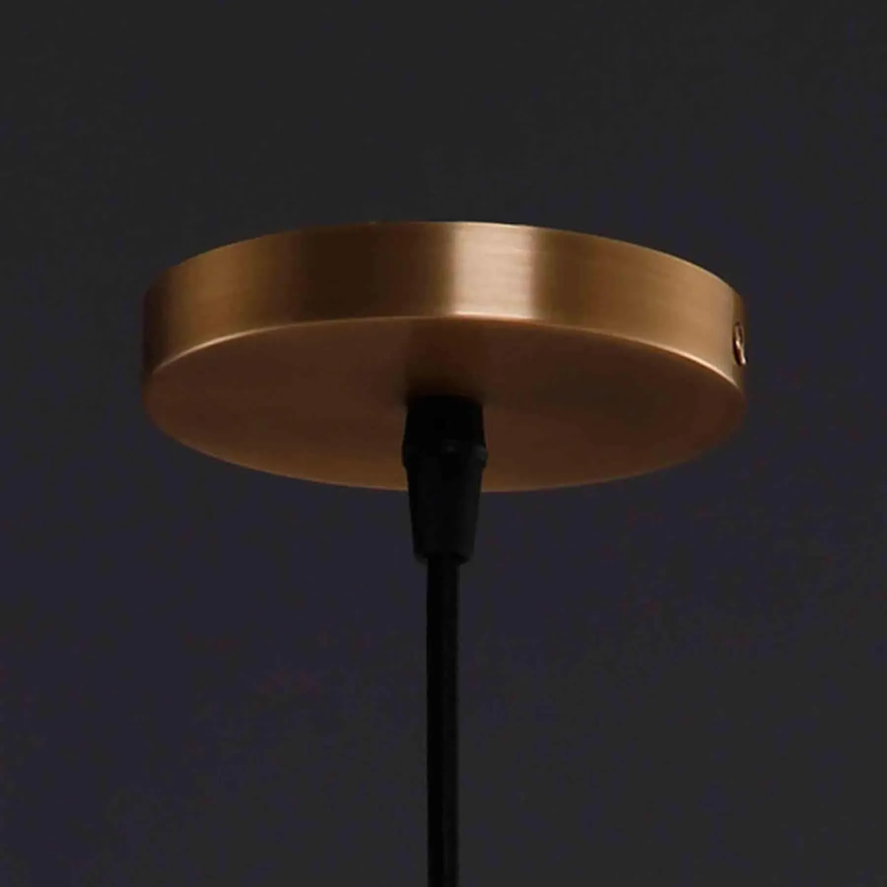 Funnel Pendant Light - Brass, Clear Glass