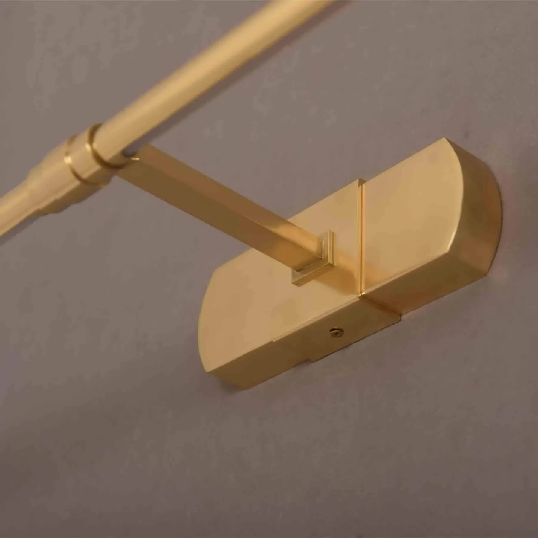 Large Picture Light with Dimmer - Brass