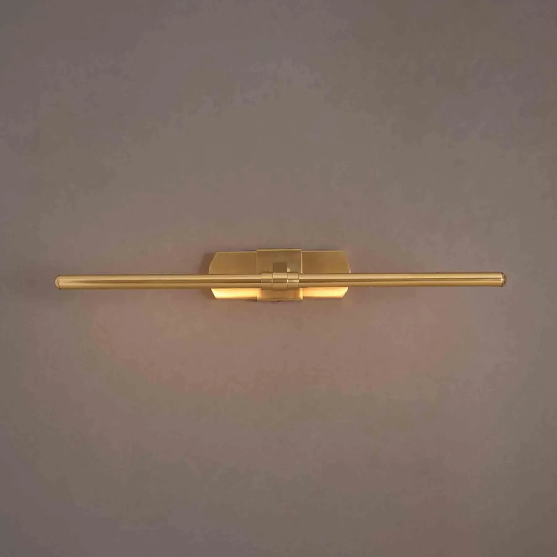 Large Picture Light with Dimmer - Brass