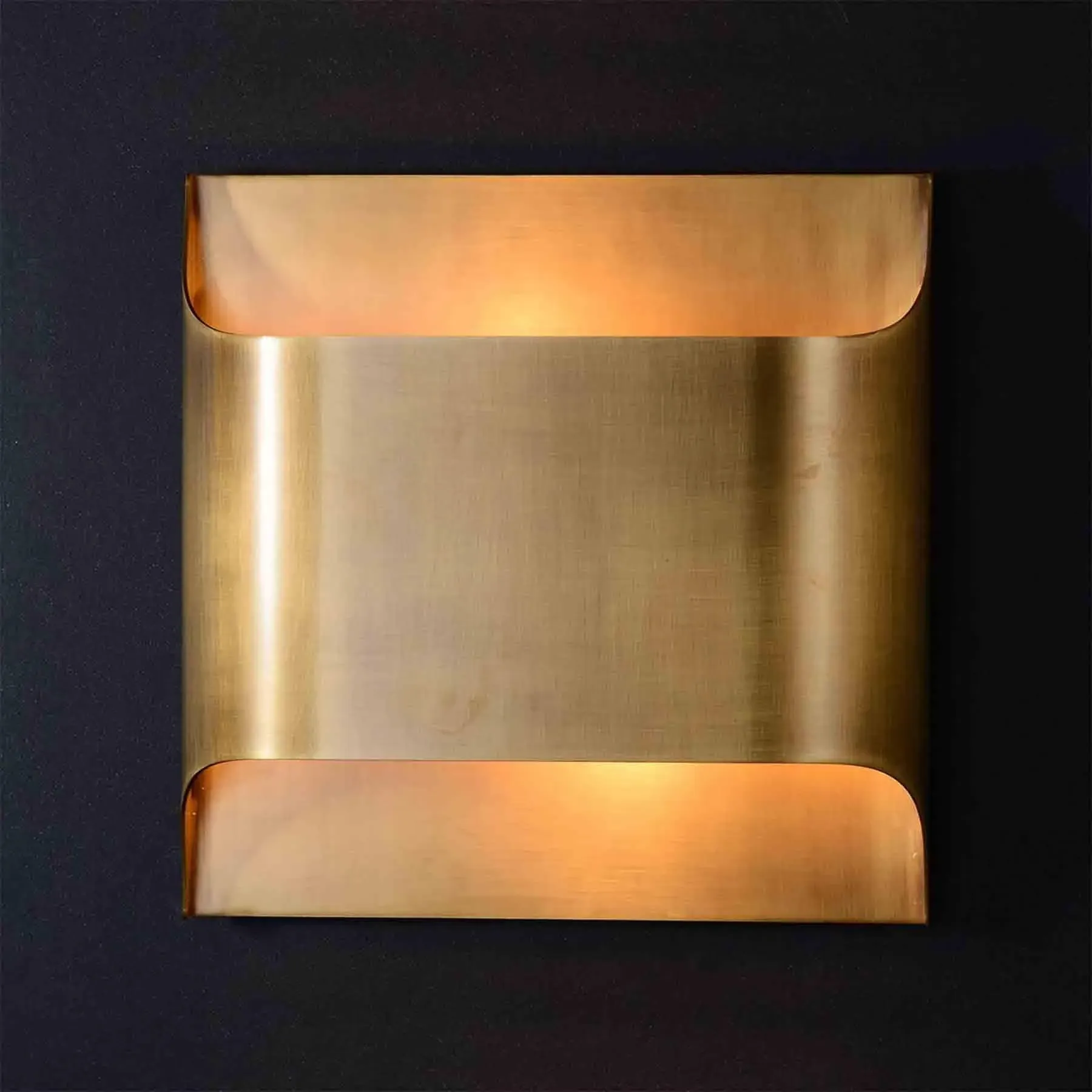 Luther Double Wall Light 25cm - Brass