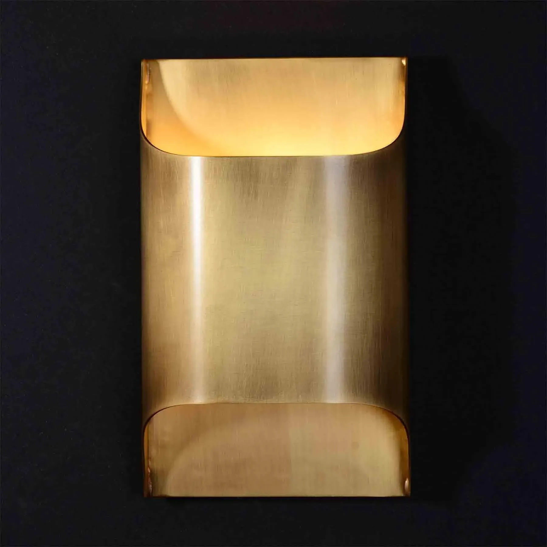 Luther Single Wall Light 15cm - Brass image