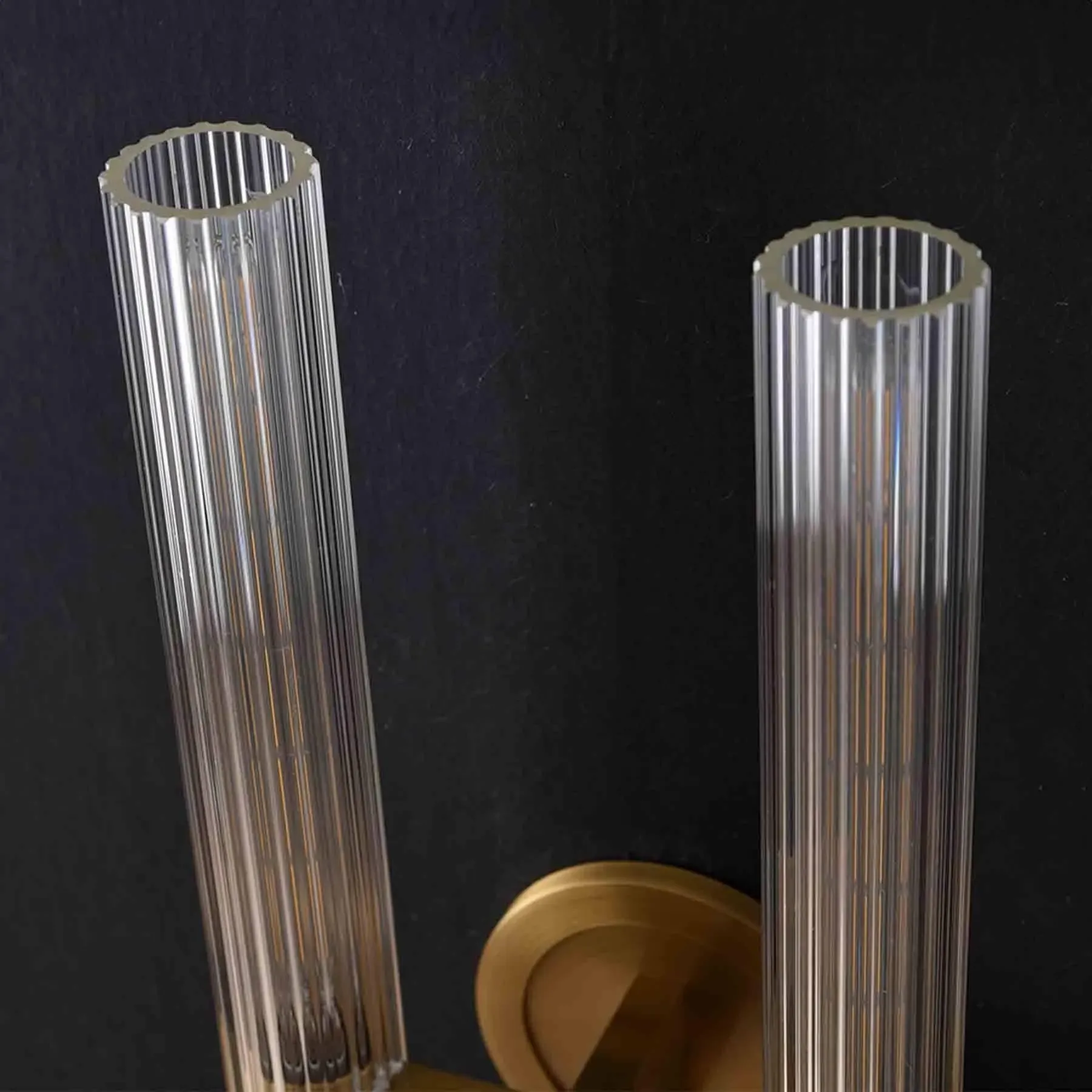 Parker Double Wall Light - Brass