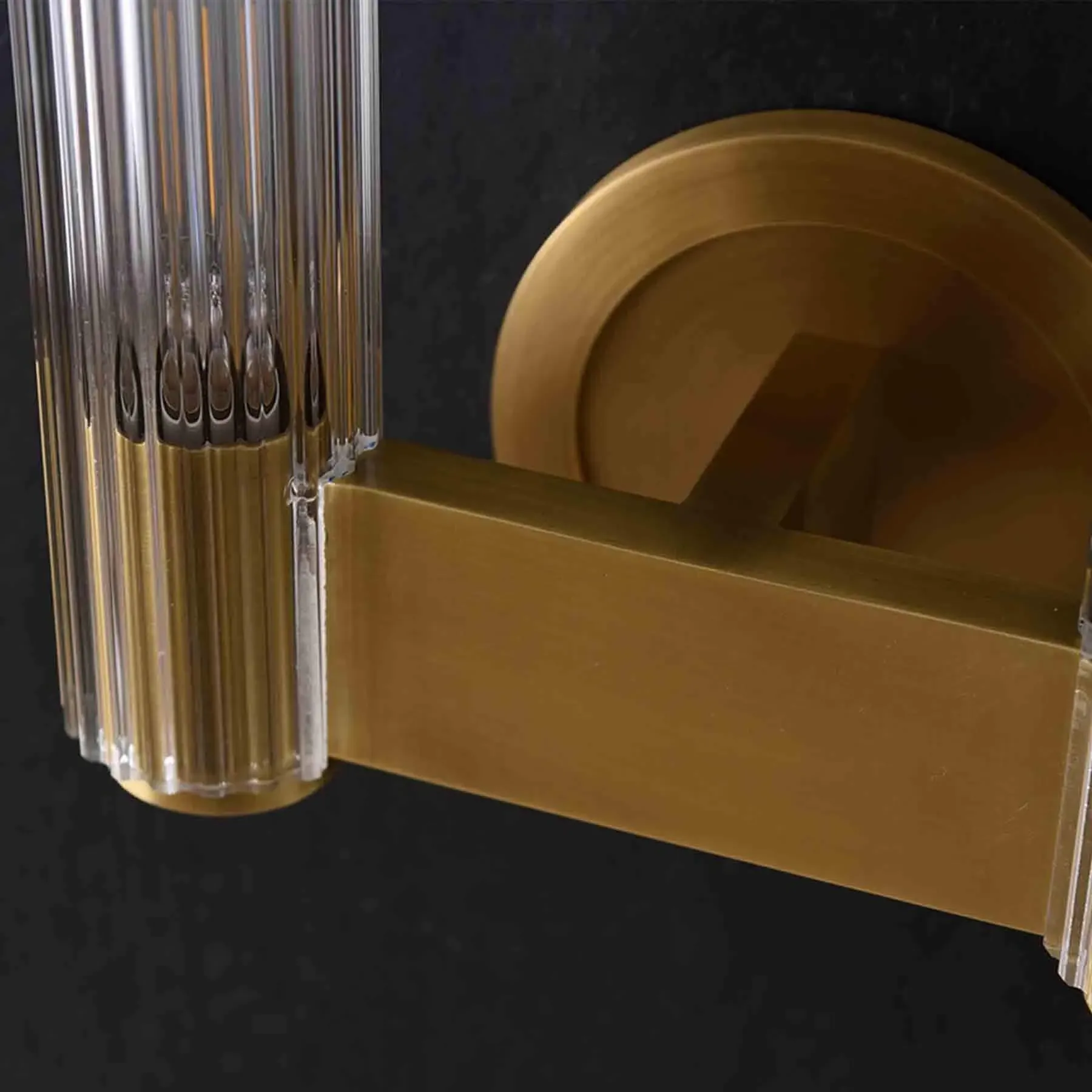 Parker Double Wall Light - Brass