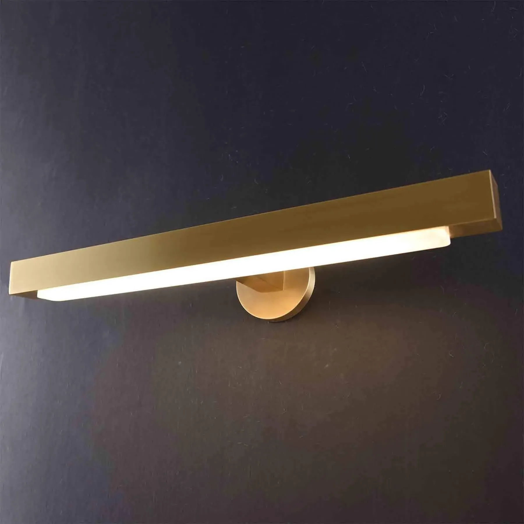 Picture Light with LED Panel - Brass, Metal