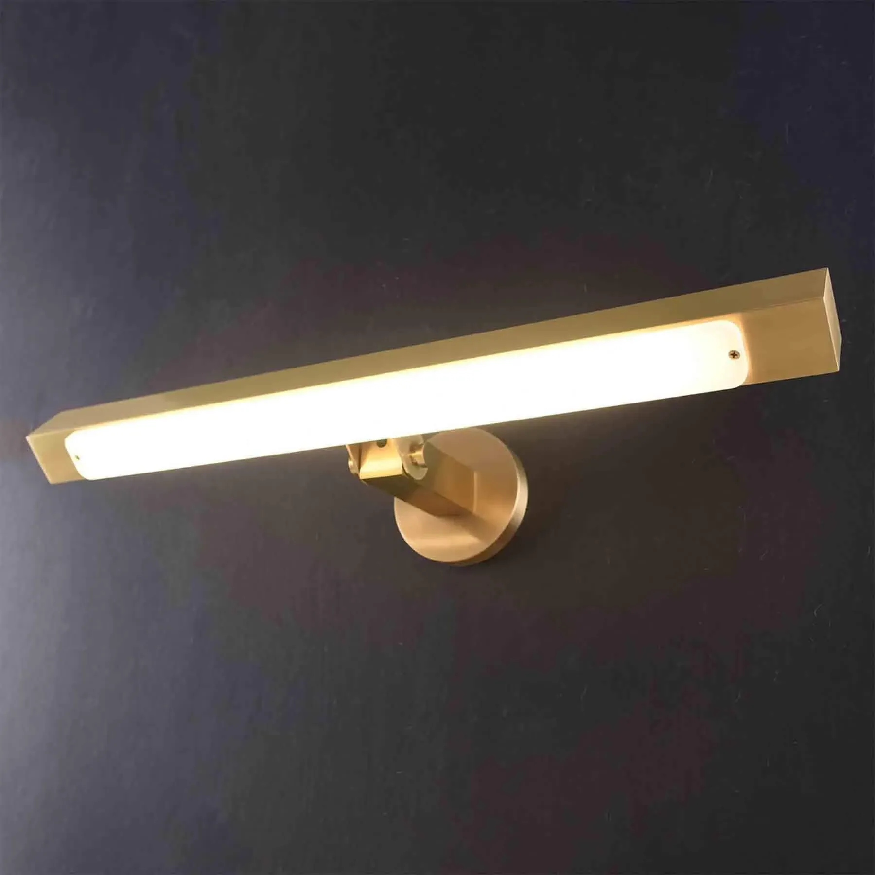 Picture Light with LED Panel - Bronze, Metal