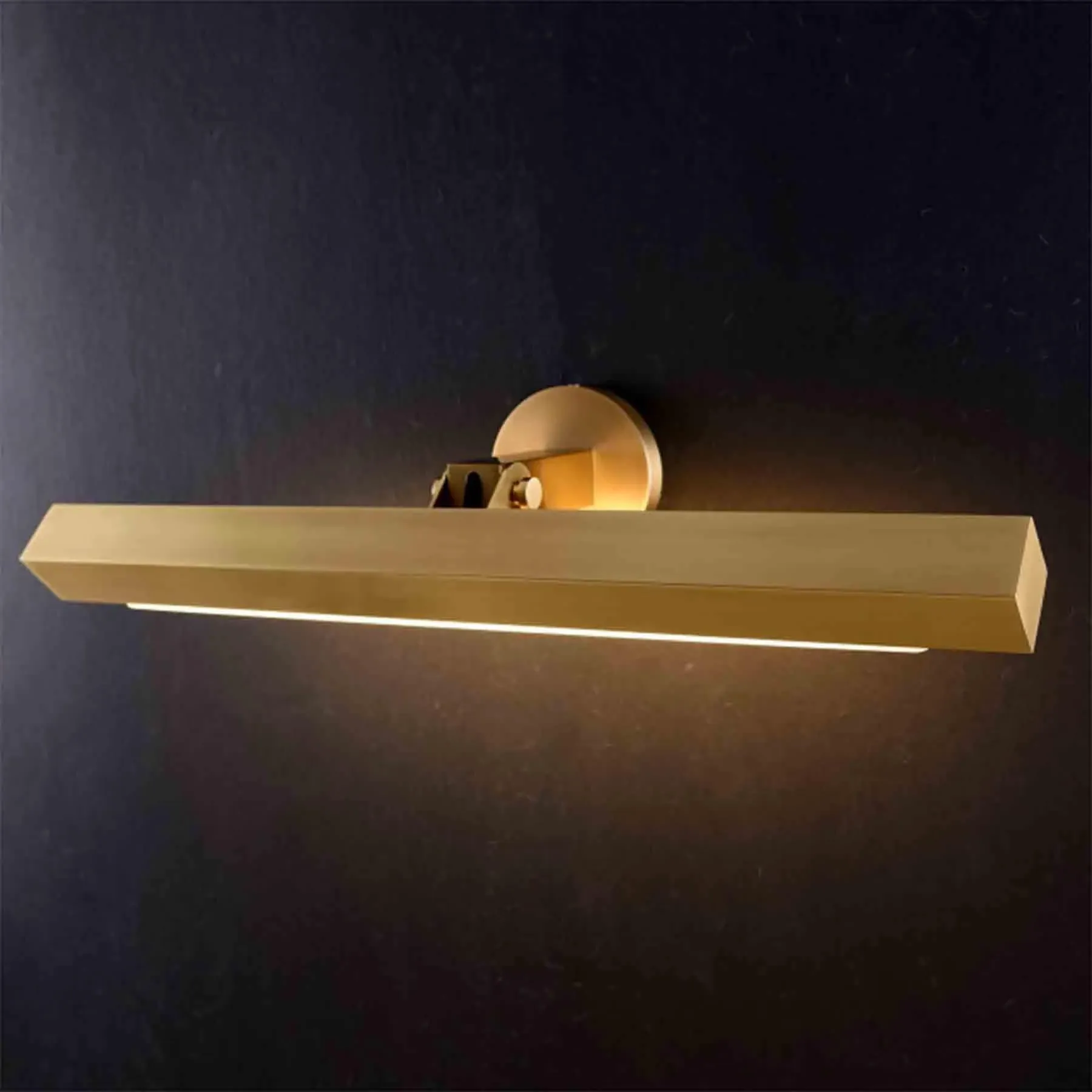 Picture Light with LED Panel - Bronze, Metal
