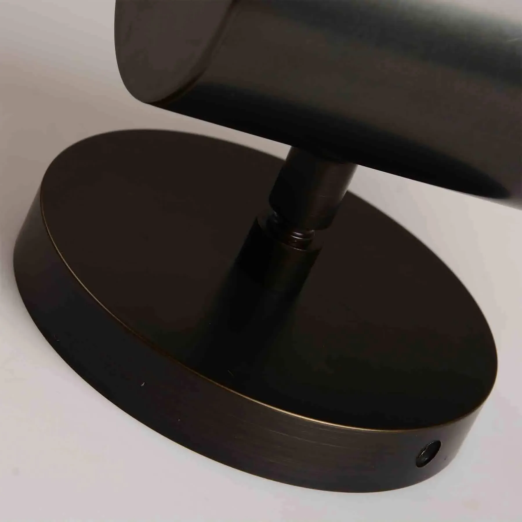 Rotatable Wall Light with Glass Lens - Bronze