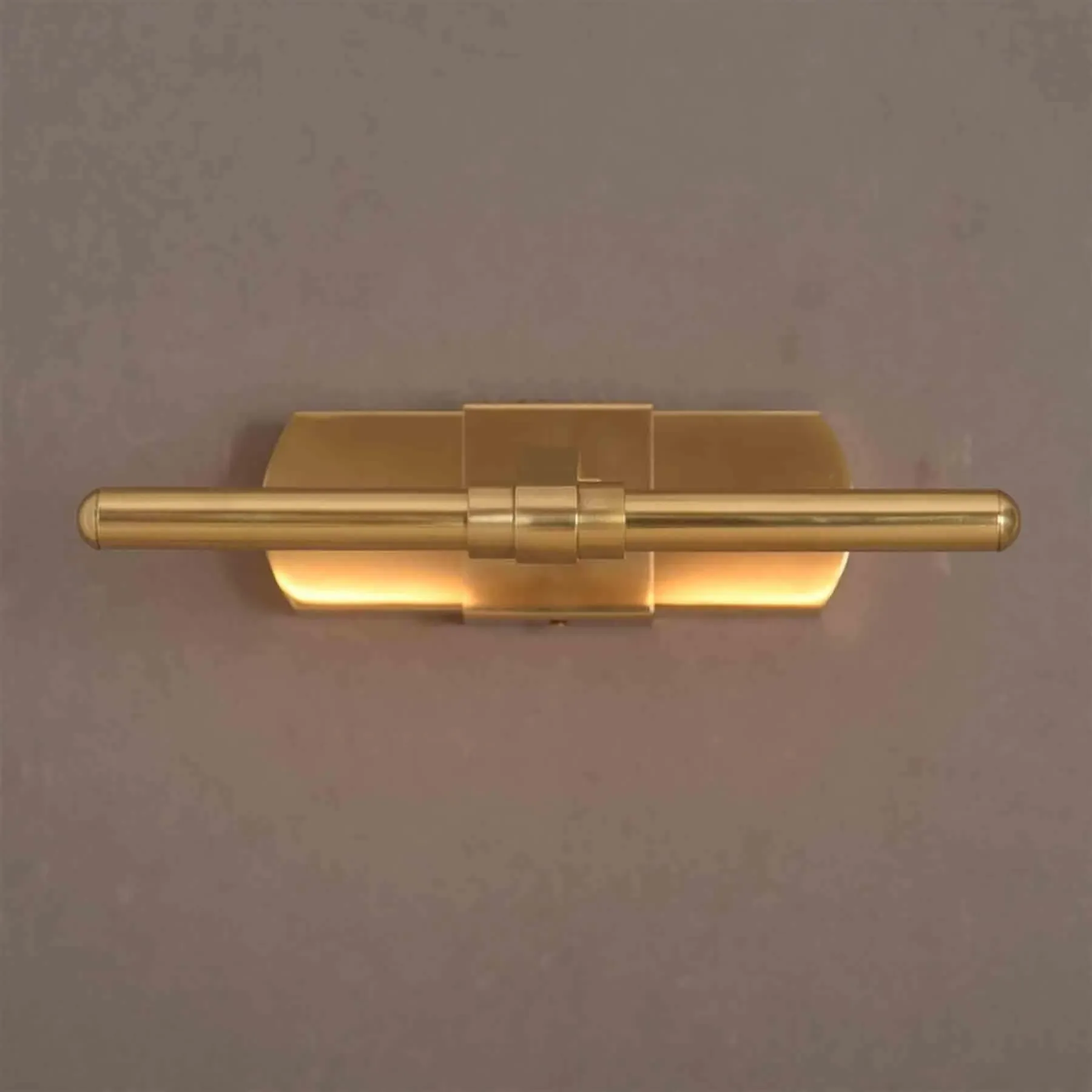Small Picture Light with Dimmer - Brass