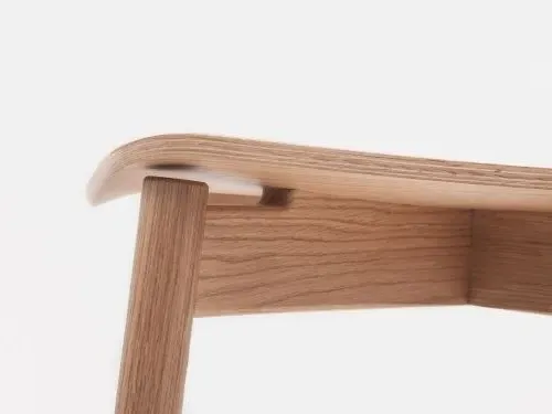 Counter Stool with Upholstery - Cognac, Leather