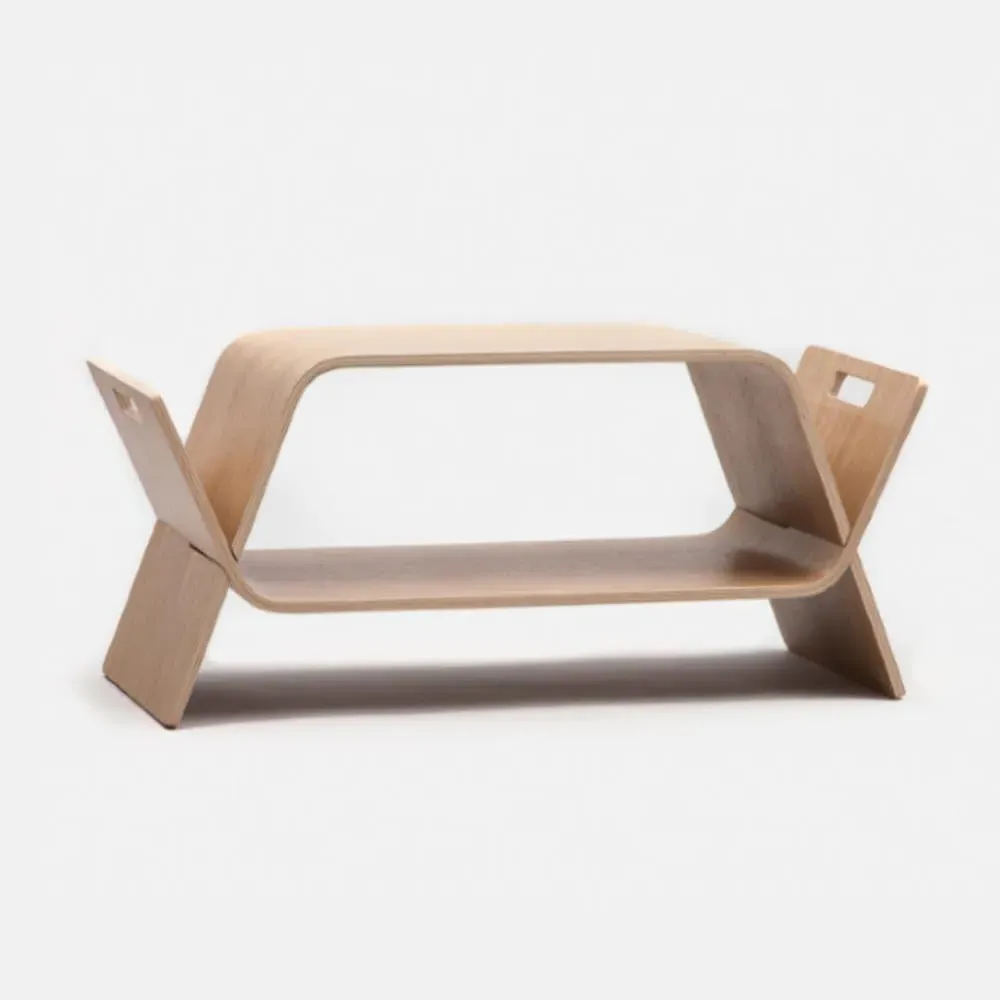 Nesting Side Tables Set - Birch Wood