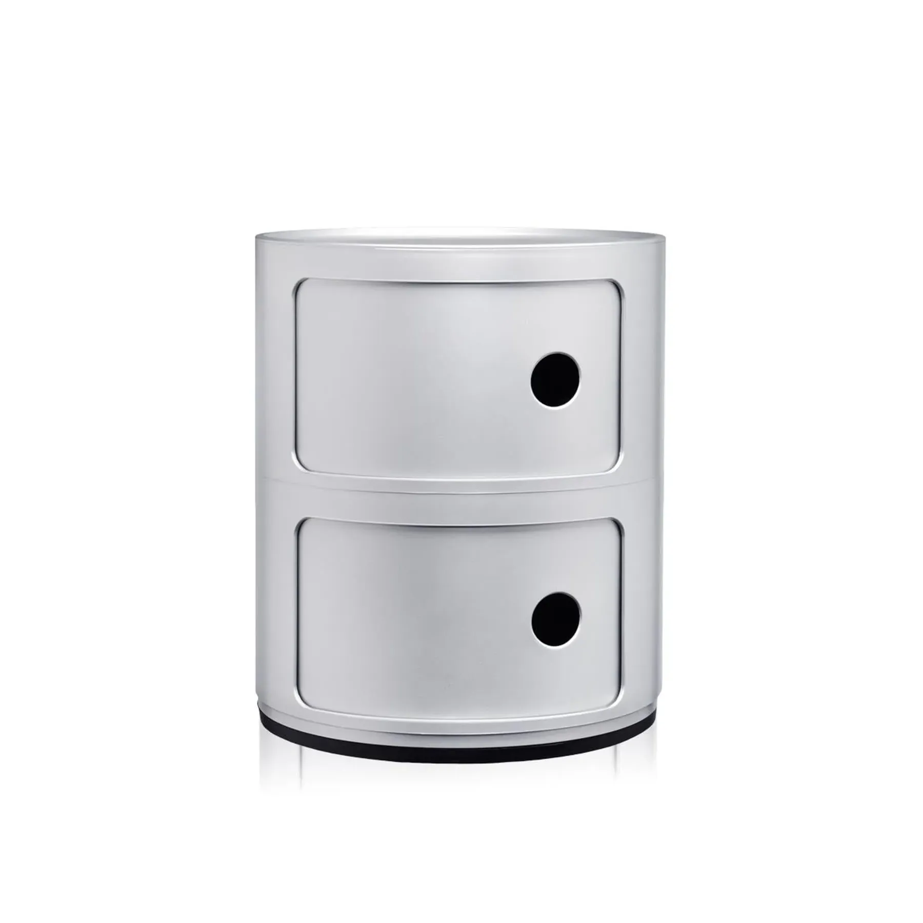 2-Tier Storage Cabinet - Silver, Recycled Plastic image