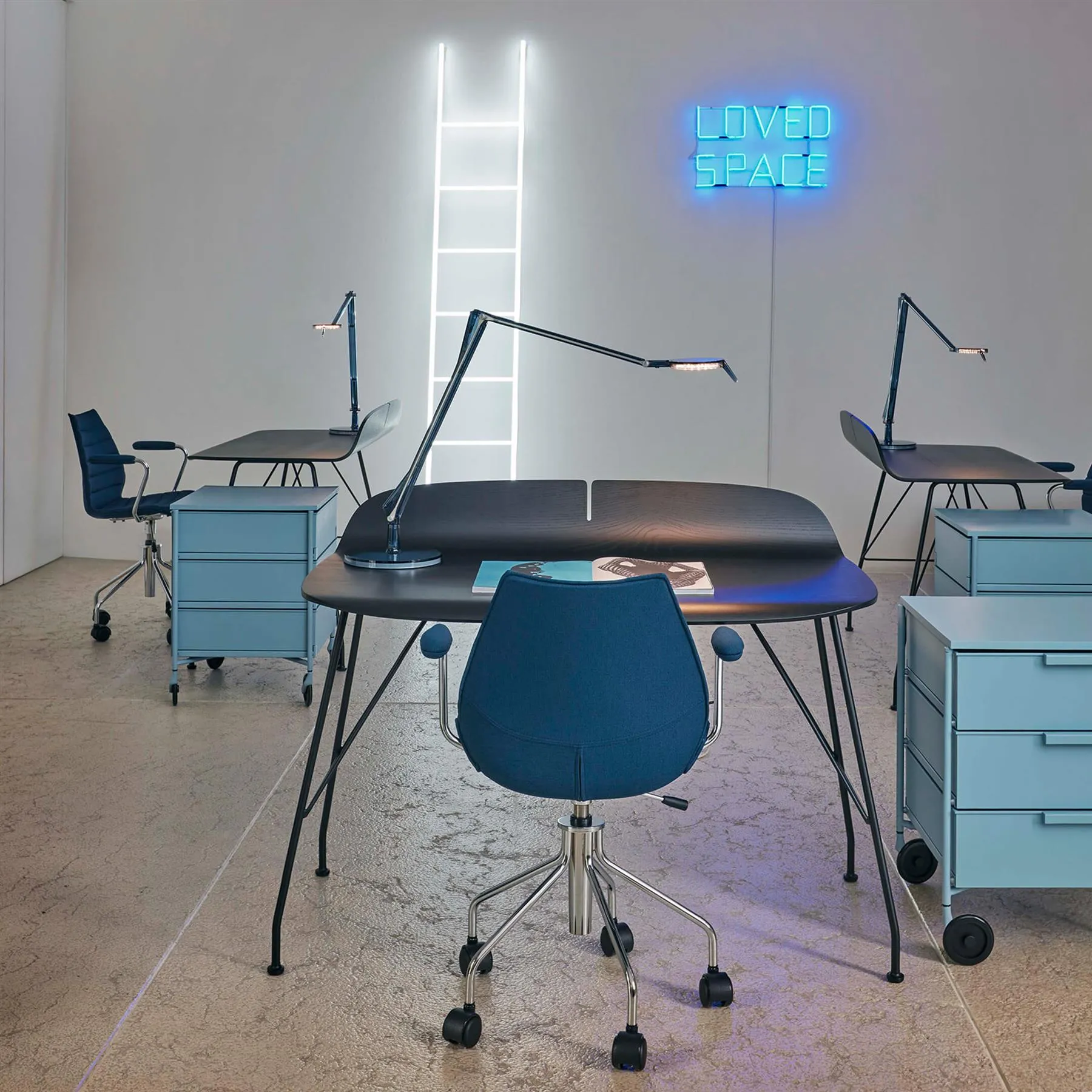 3-Drawer Storage Unit with Wheels - White