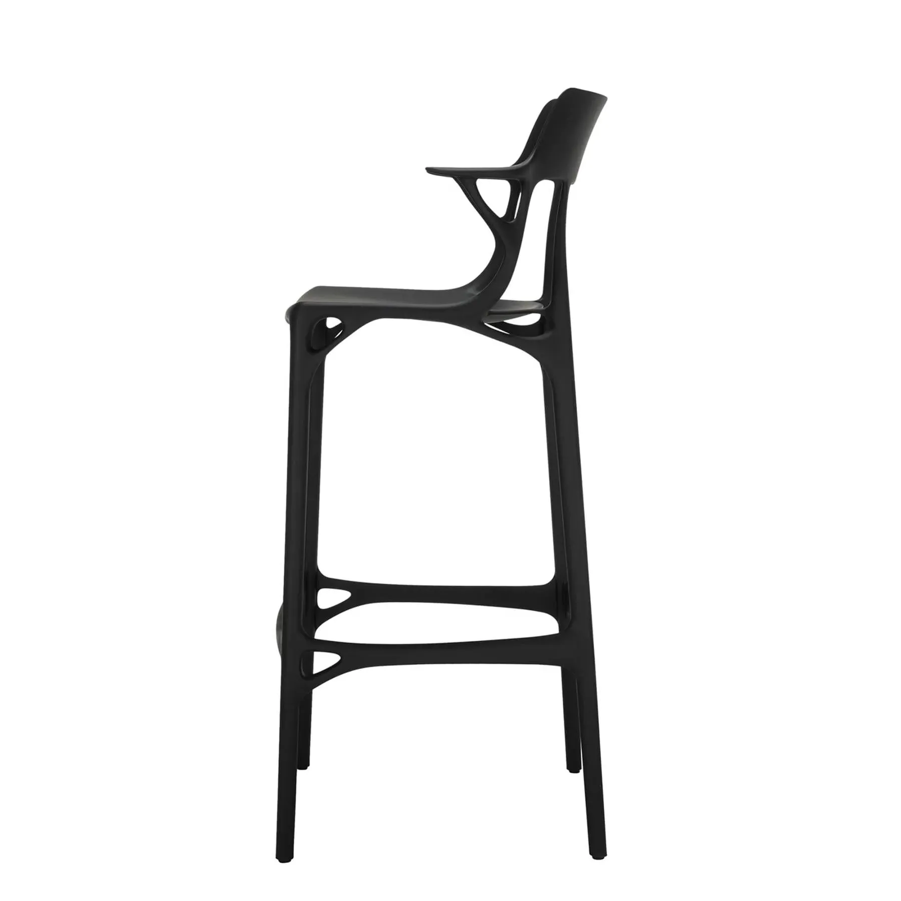 A.I. Bar Stool 75cm - Grey, Recycled Thermoplastic