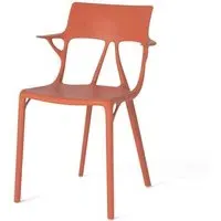 A.I. Dining Chair - Orange, Thermoplastic