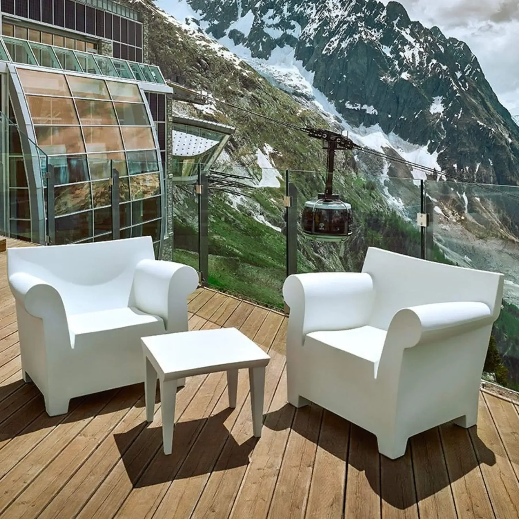 Bubble Club Armchair - White