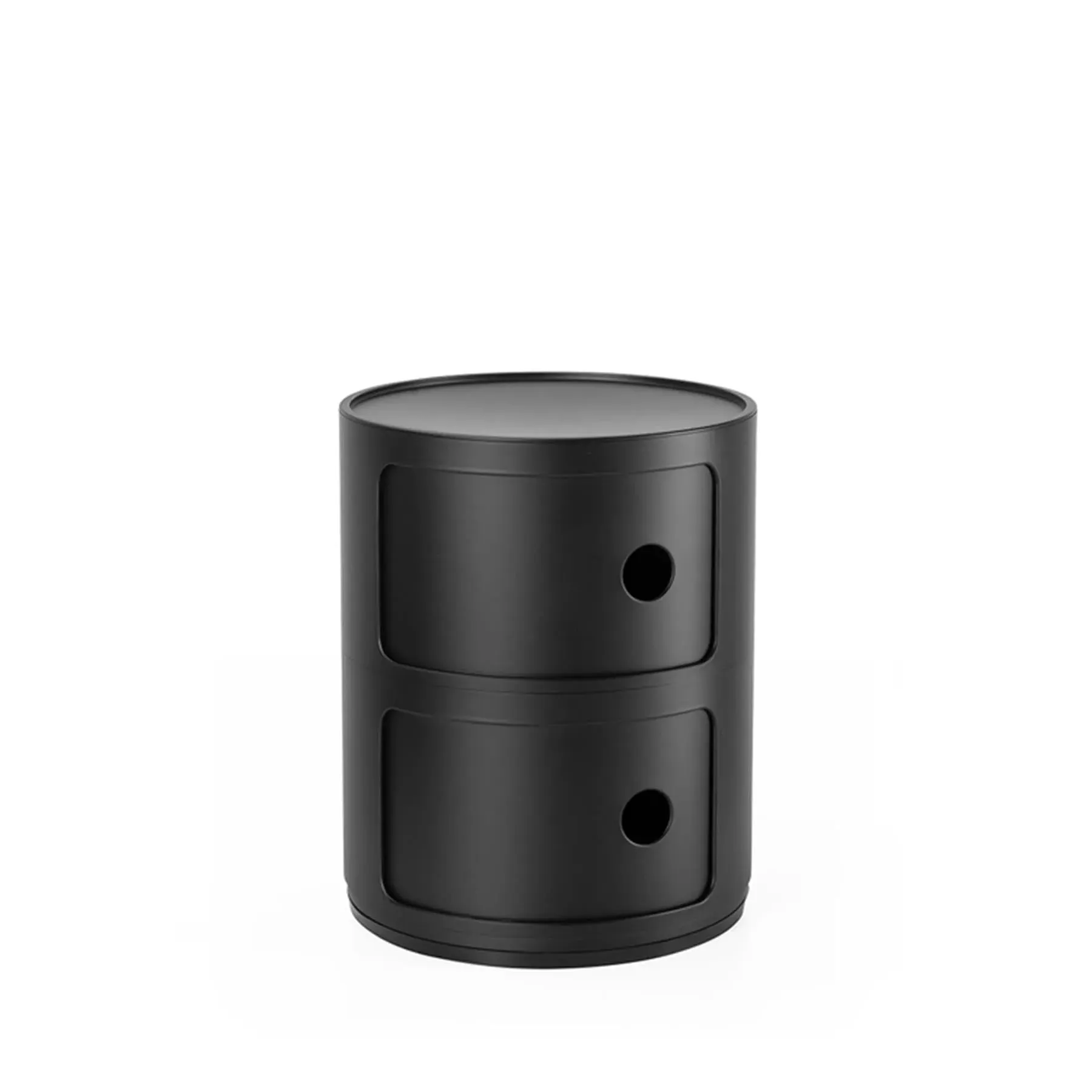 Componibili Recycled 2-Tier Storage Cabinet - Black