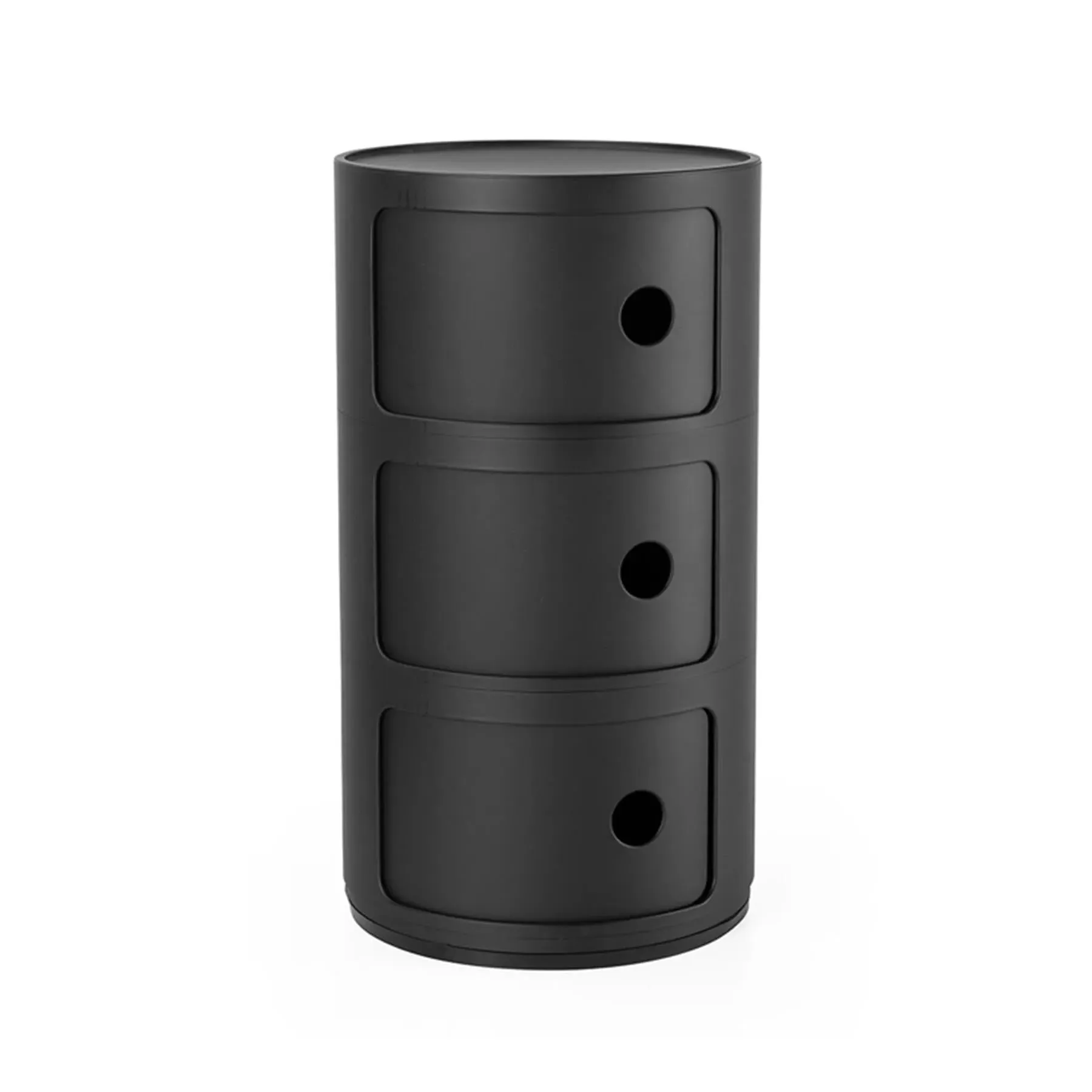 Componibili Recycled 3-Tier Storage Cabinet - Black
