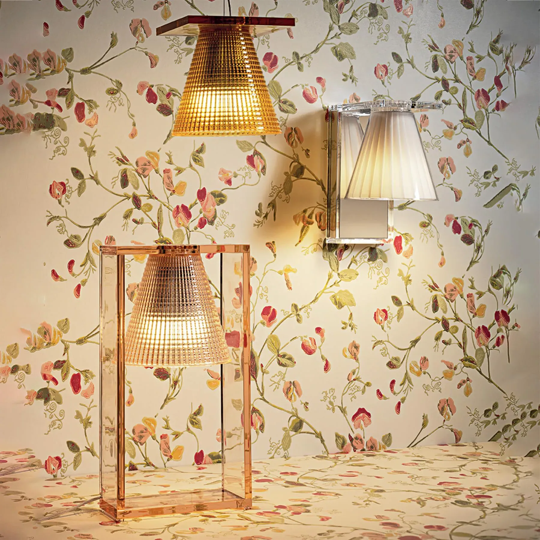 Conical Wall Light - Pink, Thermoplastic