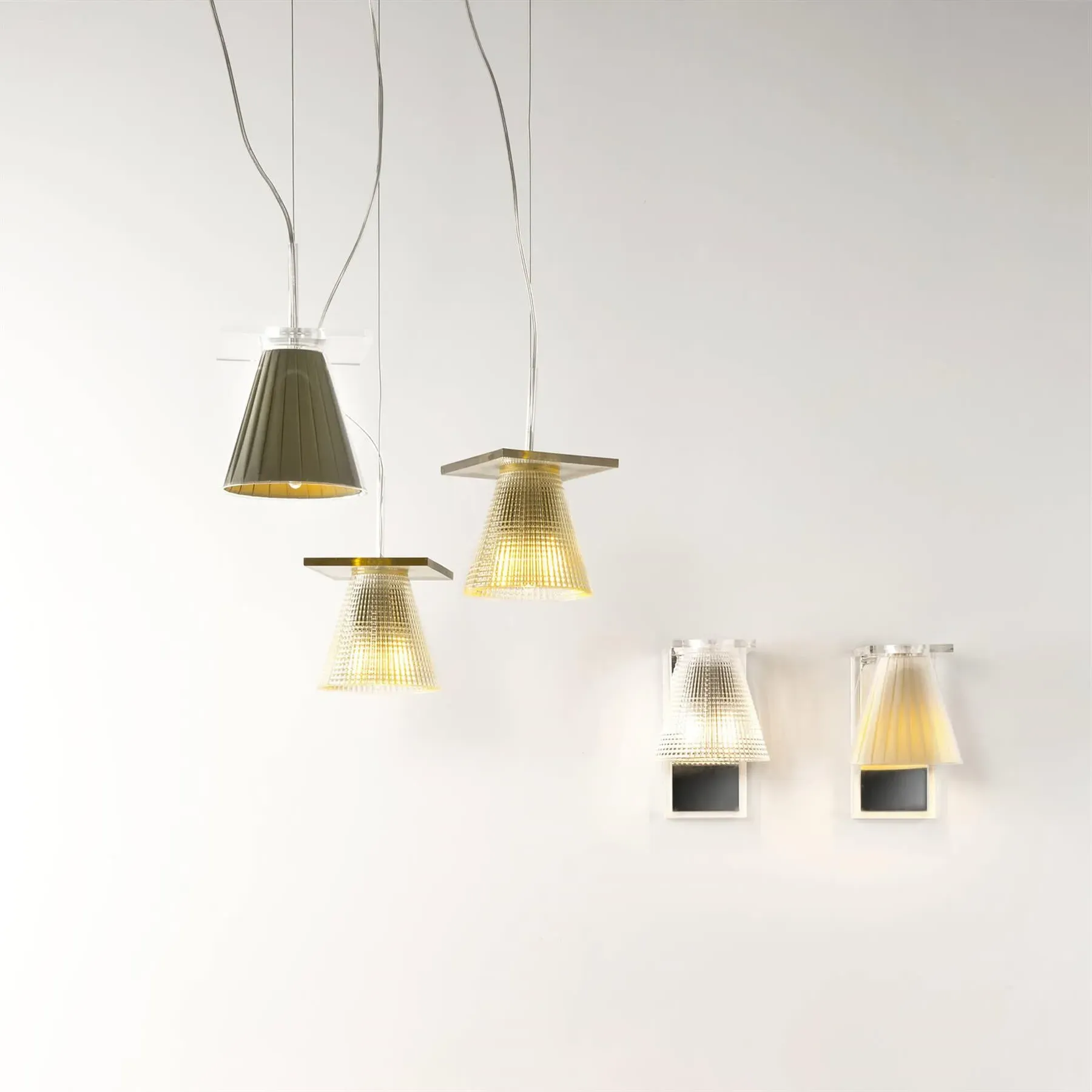 Conical Wall Light - Pink, Thermoplastic