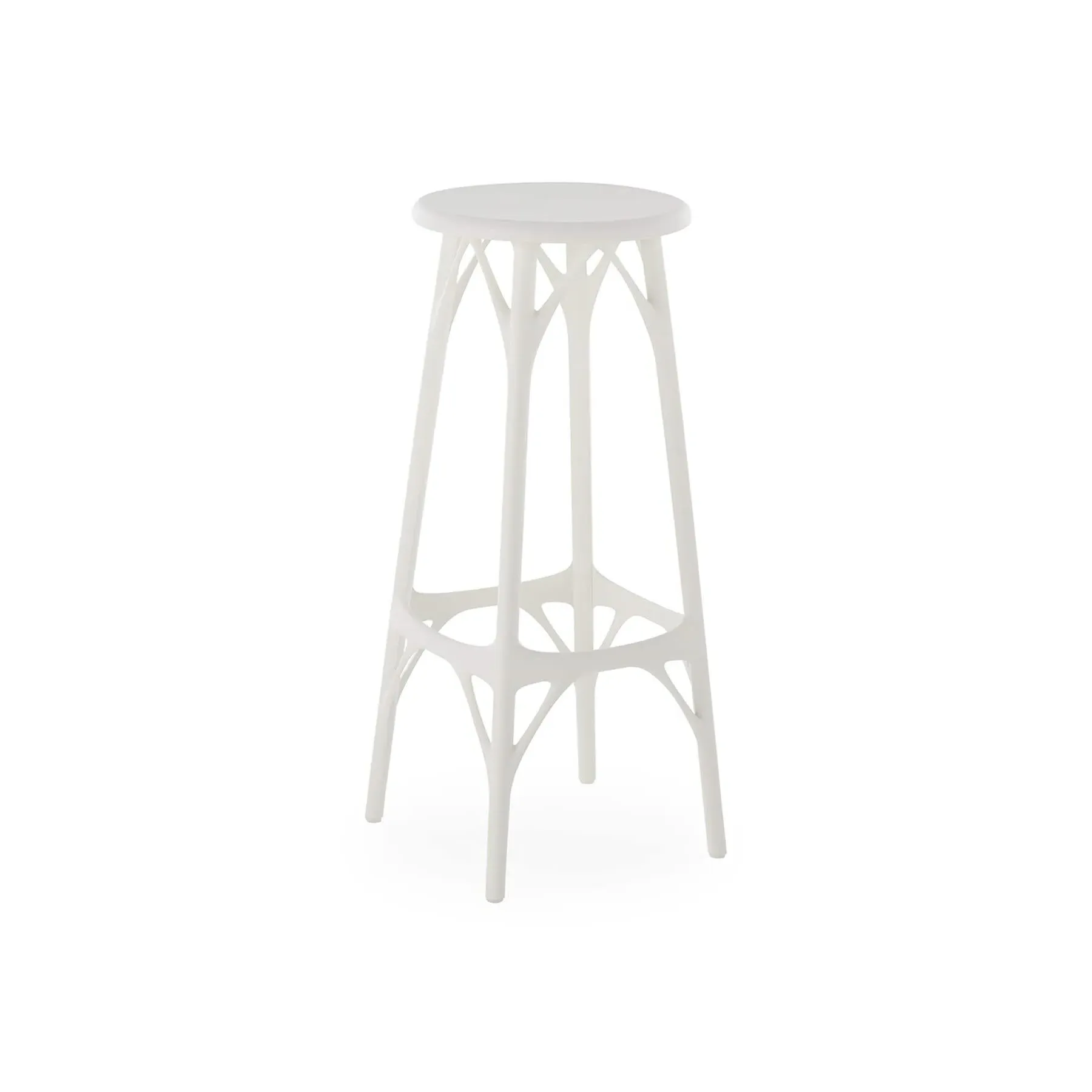 Counter Stool AI Design - White, Recycled