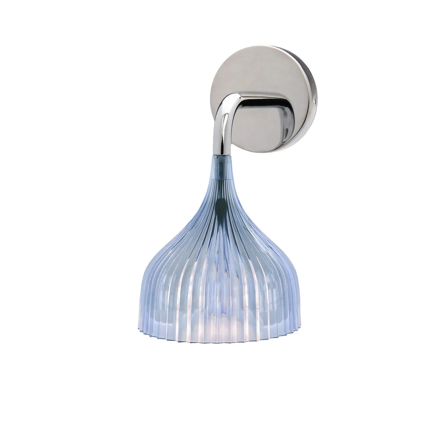 E'' Applique Wall Light - Light Blue, Polycarbonate