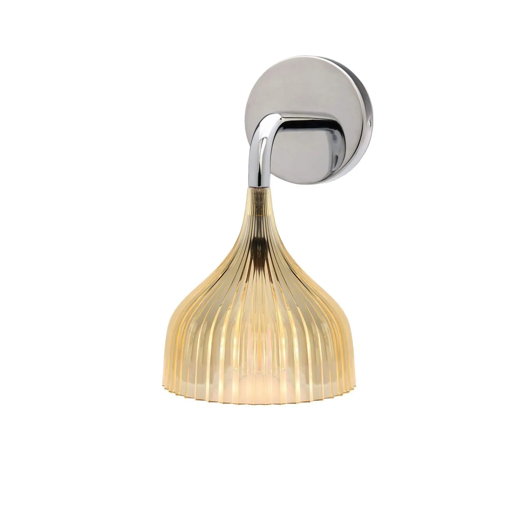 E'' Applique Wall Light - Yellow, Polycarbonate