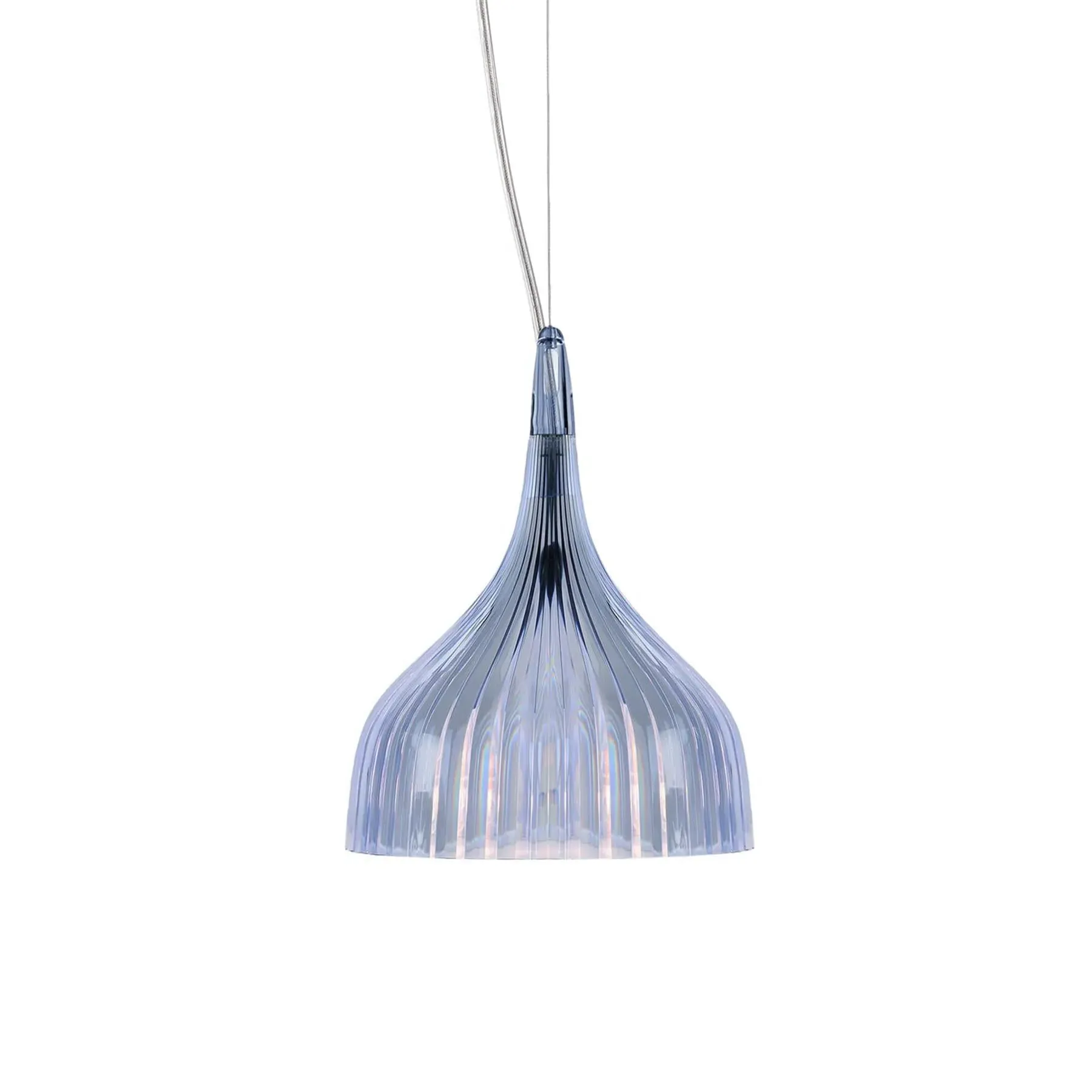 E'' Hanging Pendant Light - Light Blue, Polycarbonate