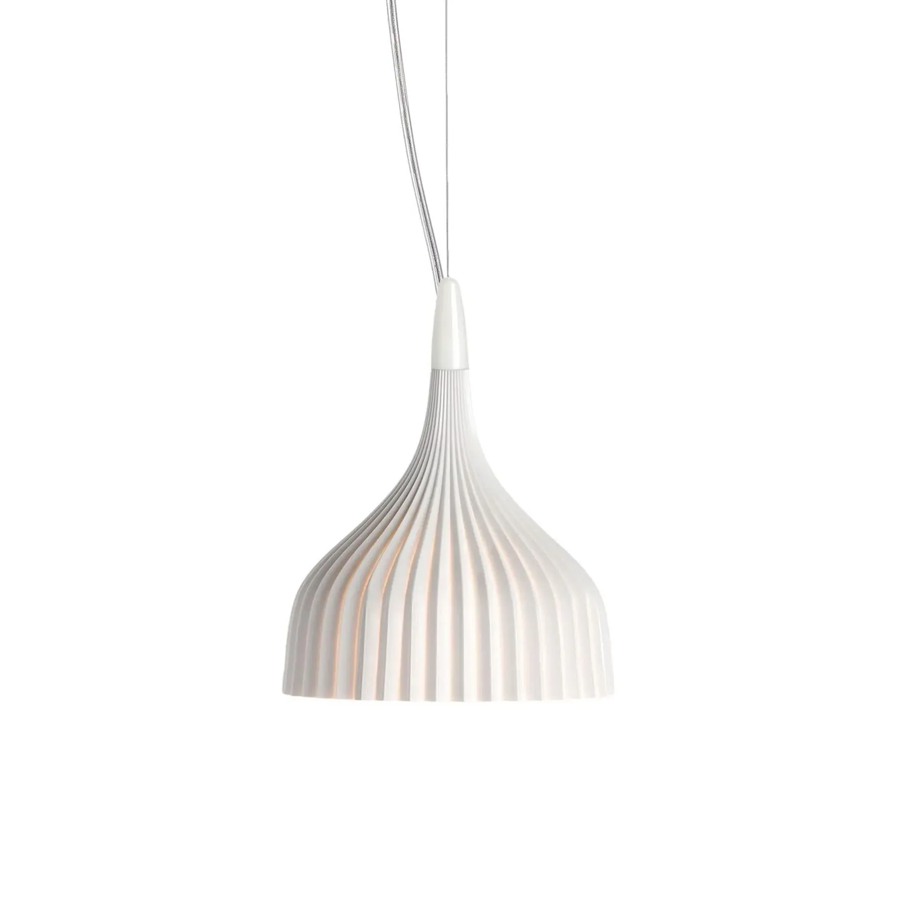 E'' Hanging Pendant Light - White, Polycarbonate