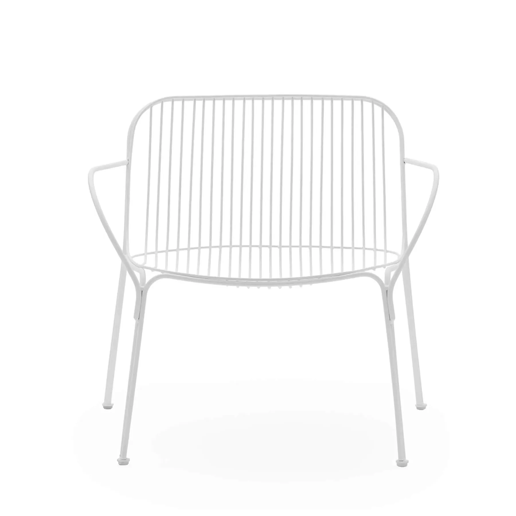Garden Armchair with Wire Frame - Russet, Metal