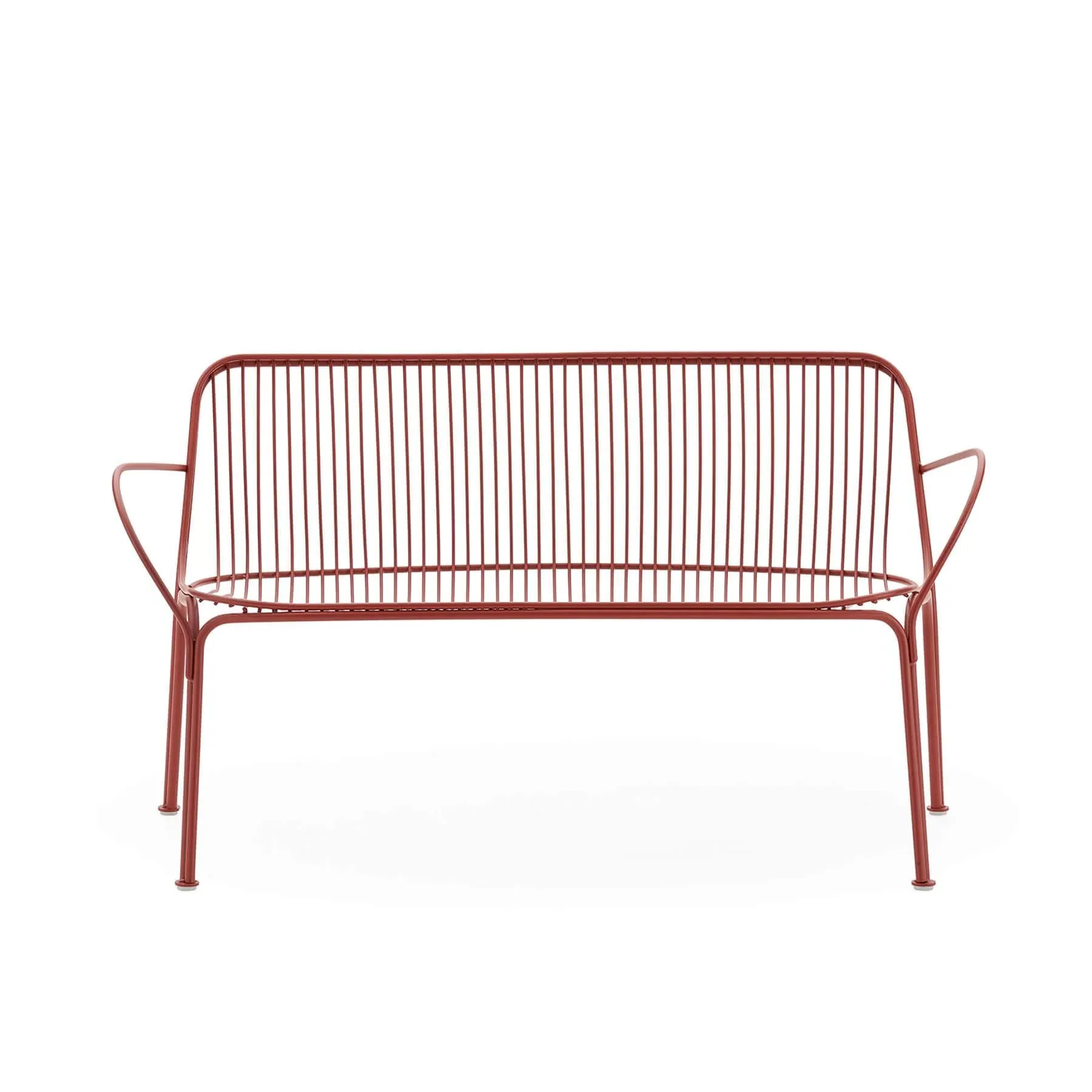 Garden Sofa with Wire Frame - Green, Metal