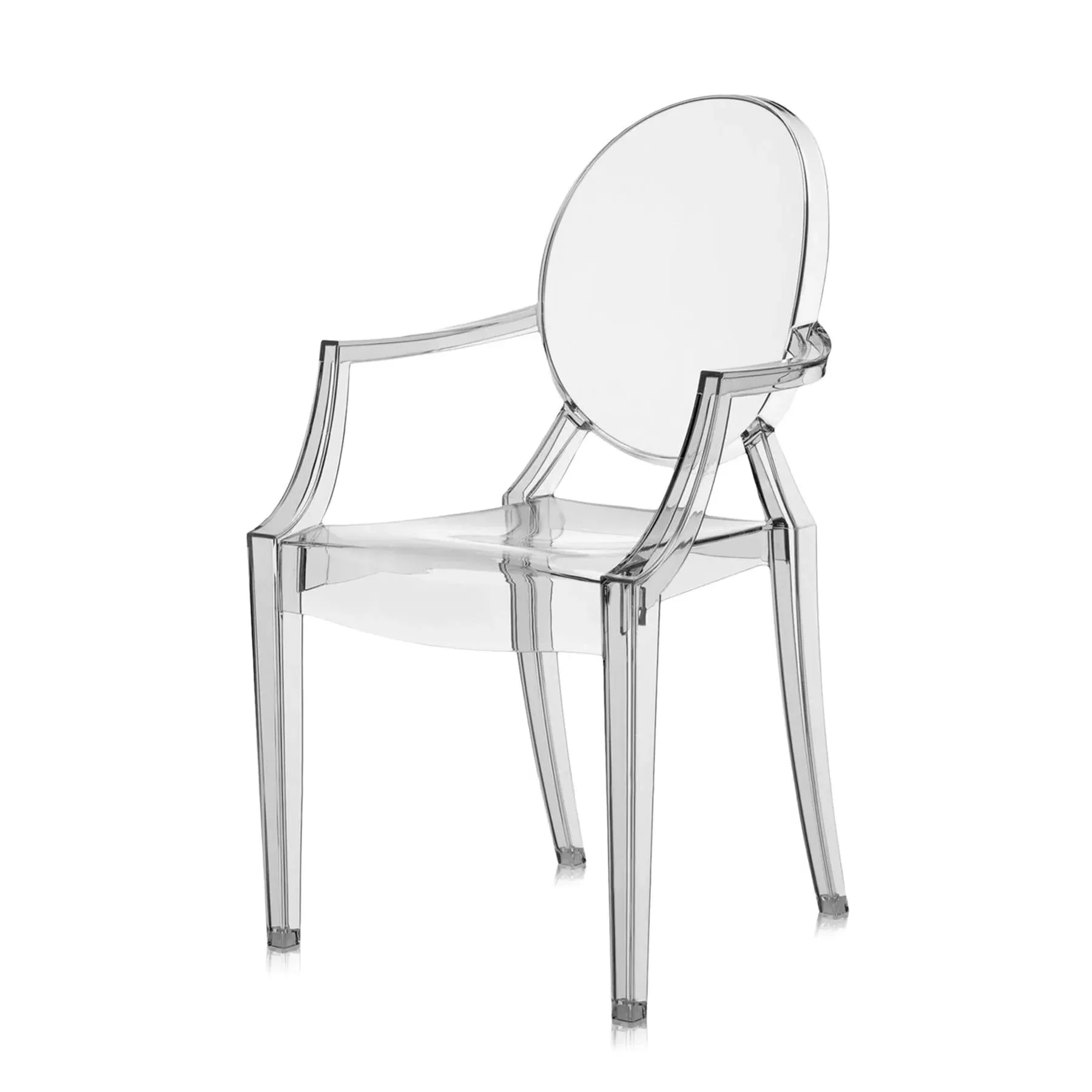 Ghost Dining Chair Stackable - Clear, Polycarbonate