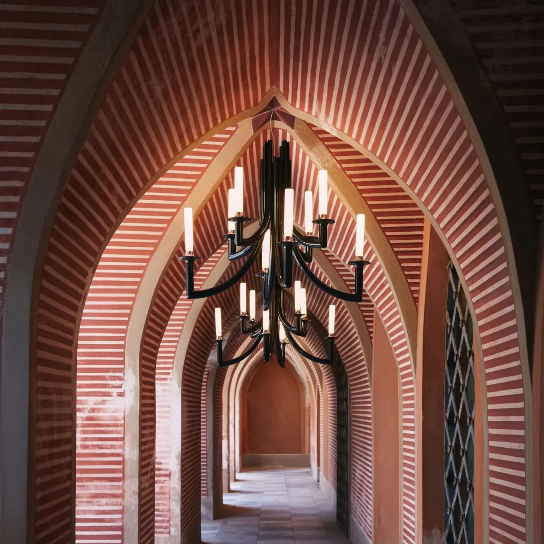 Khan Chandelier - Black, Polycarbonate