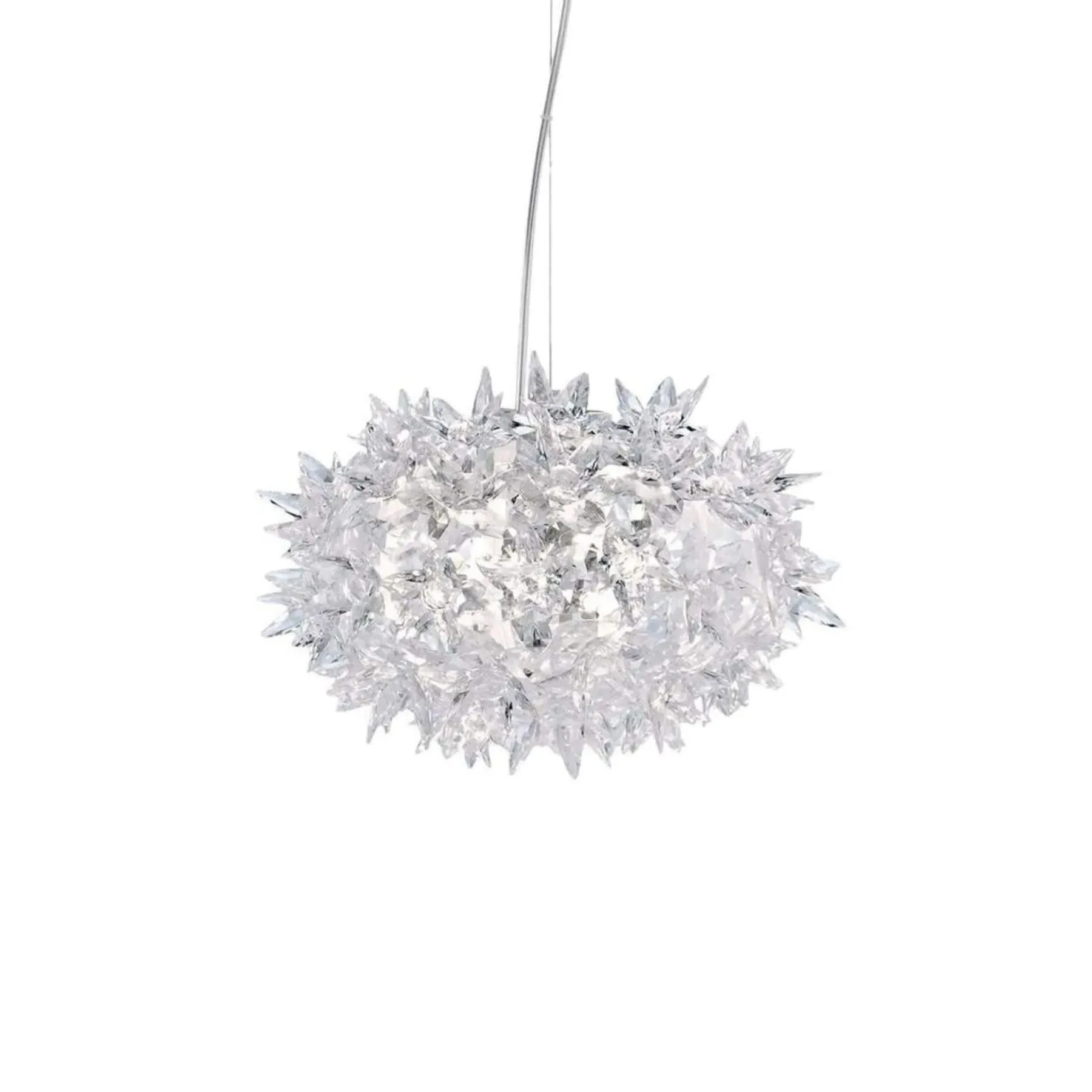 Large Hanging Pendant Light - Crystal, Polycarbonate