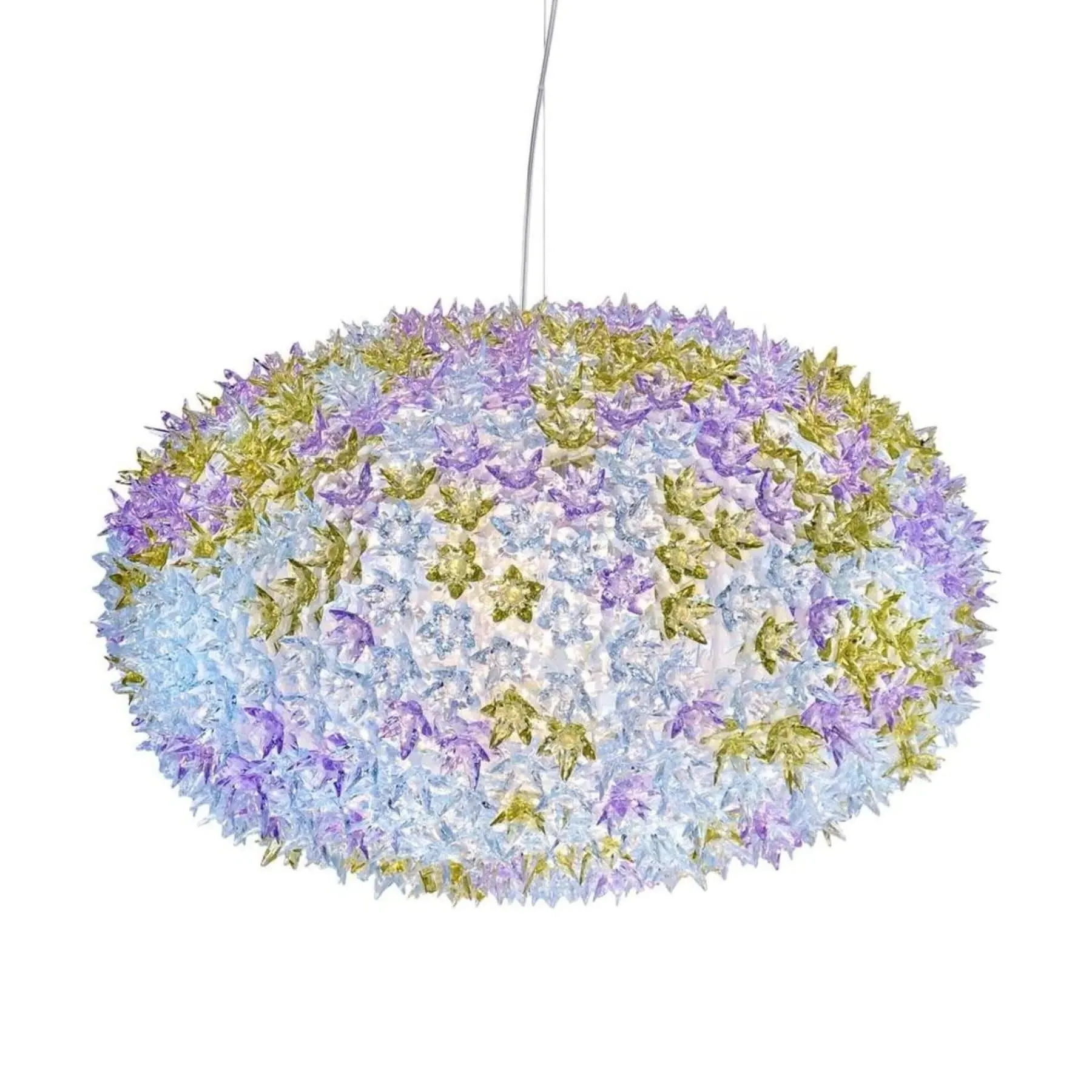 Large Hanging Pendant Light - Lavender, Polycarbonate