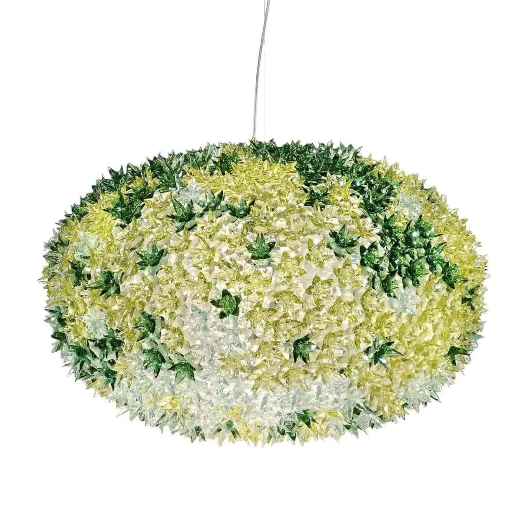 Large Hanging Pendant Light - White, Polycarbonate