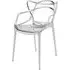 Masters Chair with Metallic Finish - Chrome