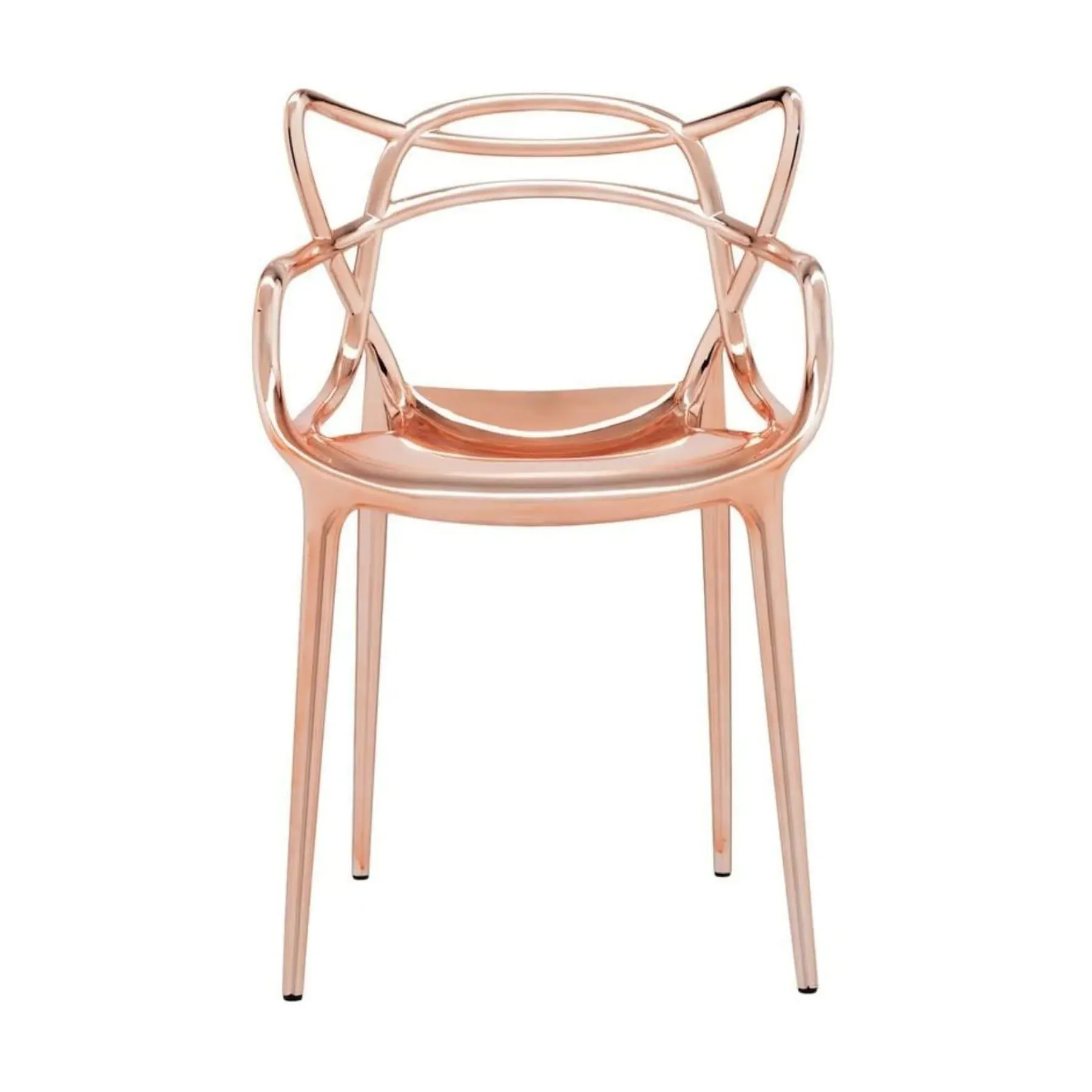 Masters Chair with Metallic Finish - Copper
