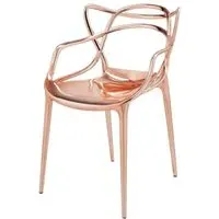 Masters Chair with Metallic Finish - Copper