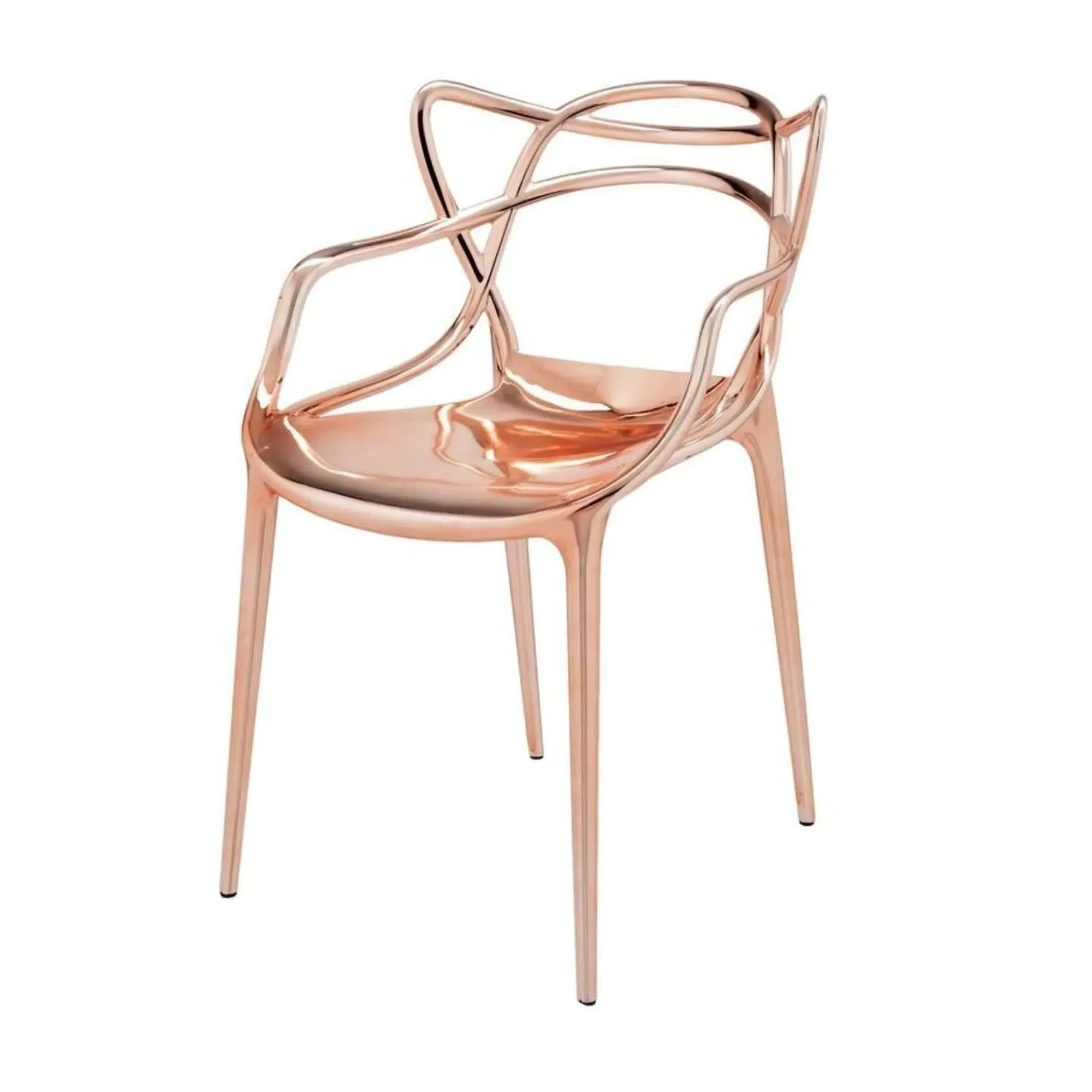 Masters Chair with Metallic Finish - Copper