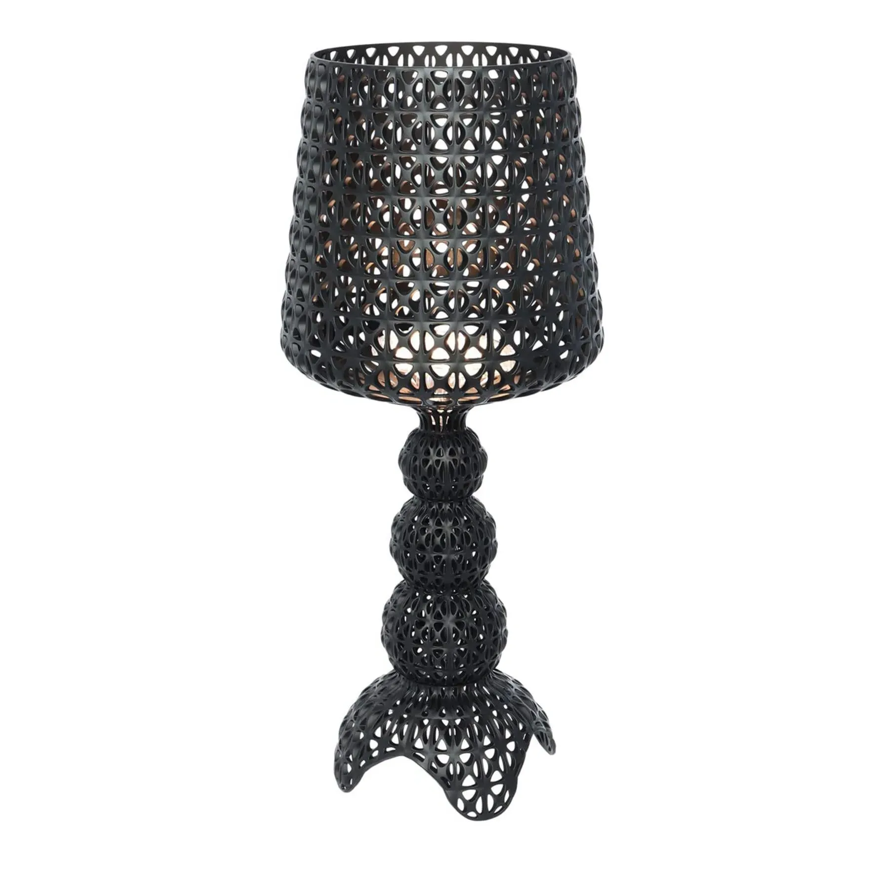 Mini Table Lamp with Dimmer - Black, Plastic image