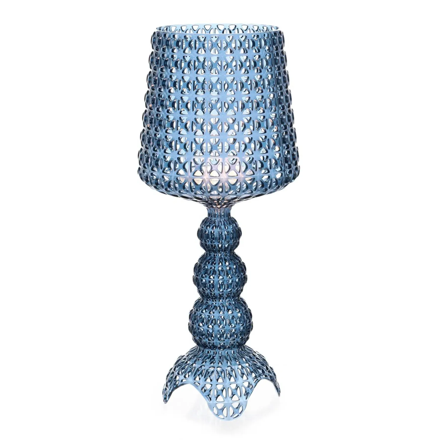 Mini Table Lamp with Dimmer - Blue, Plastic image