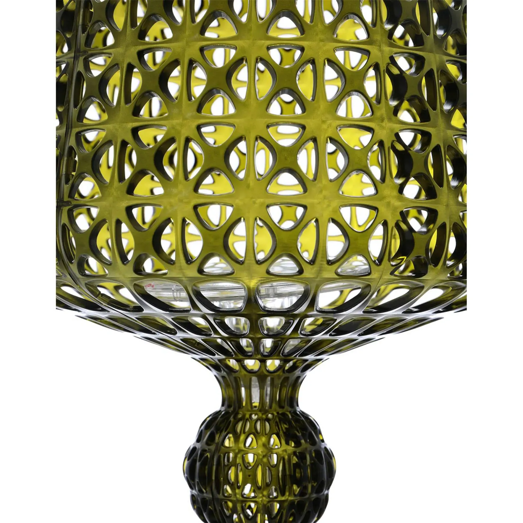 Mini Table Lamp with Dimmer - Green, Plastic