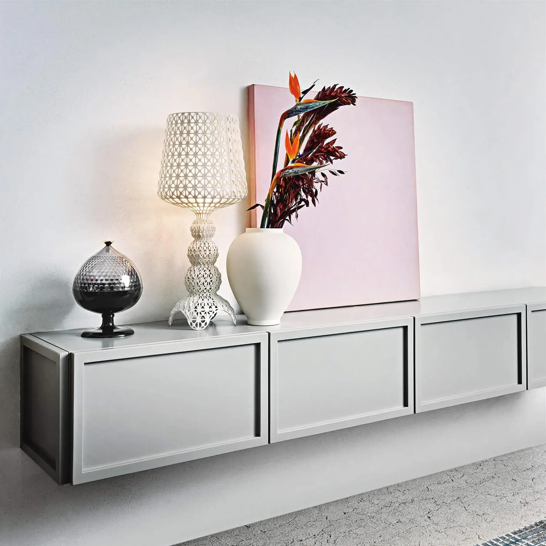 Mini Table Lamp with LED - Clear