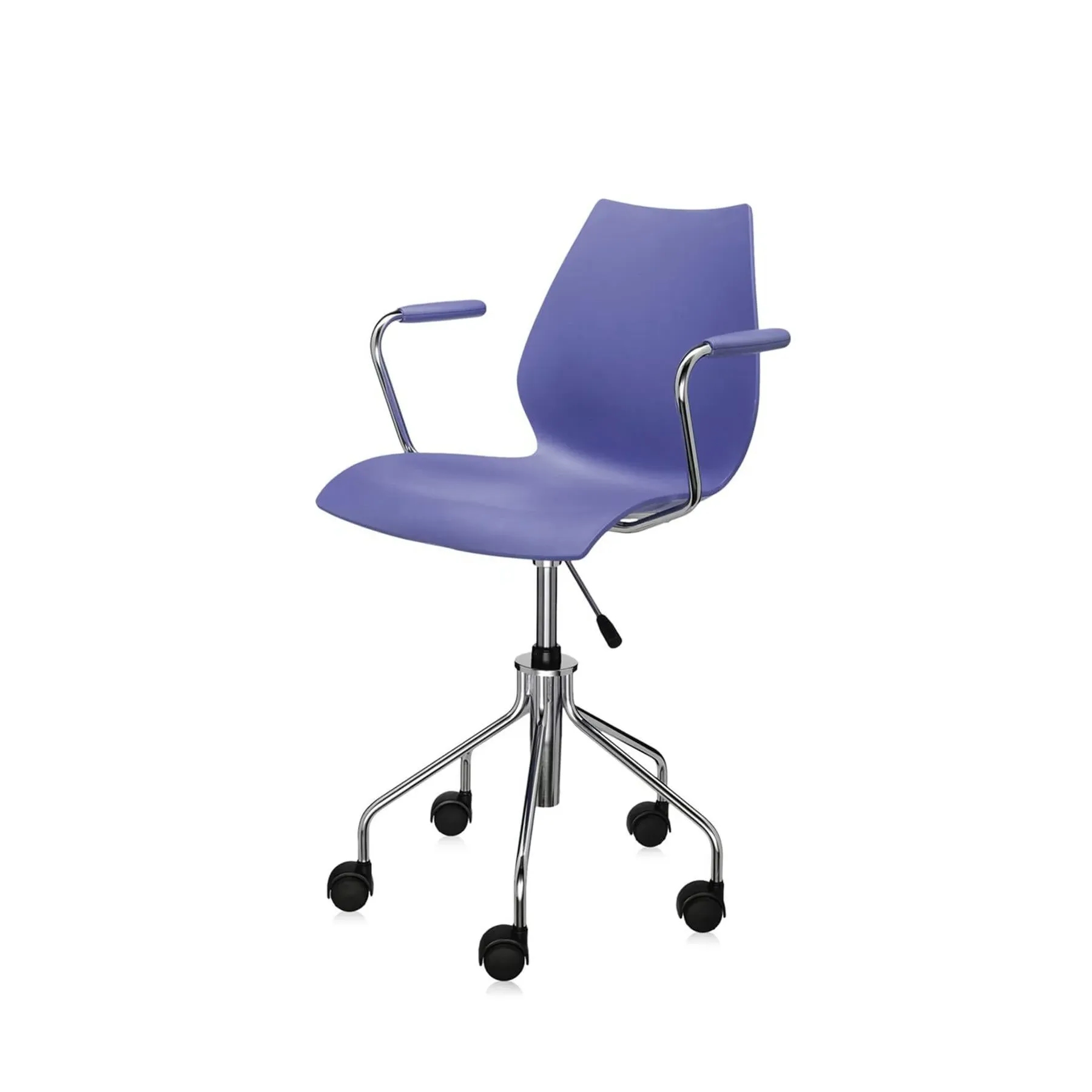 Office Chair with Armrests - Navy, Polypropylene