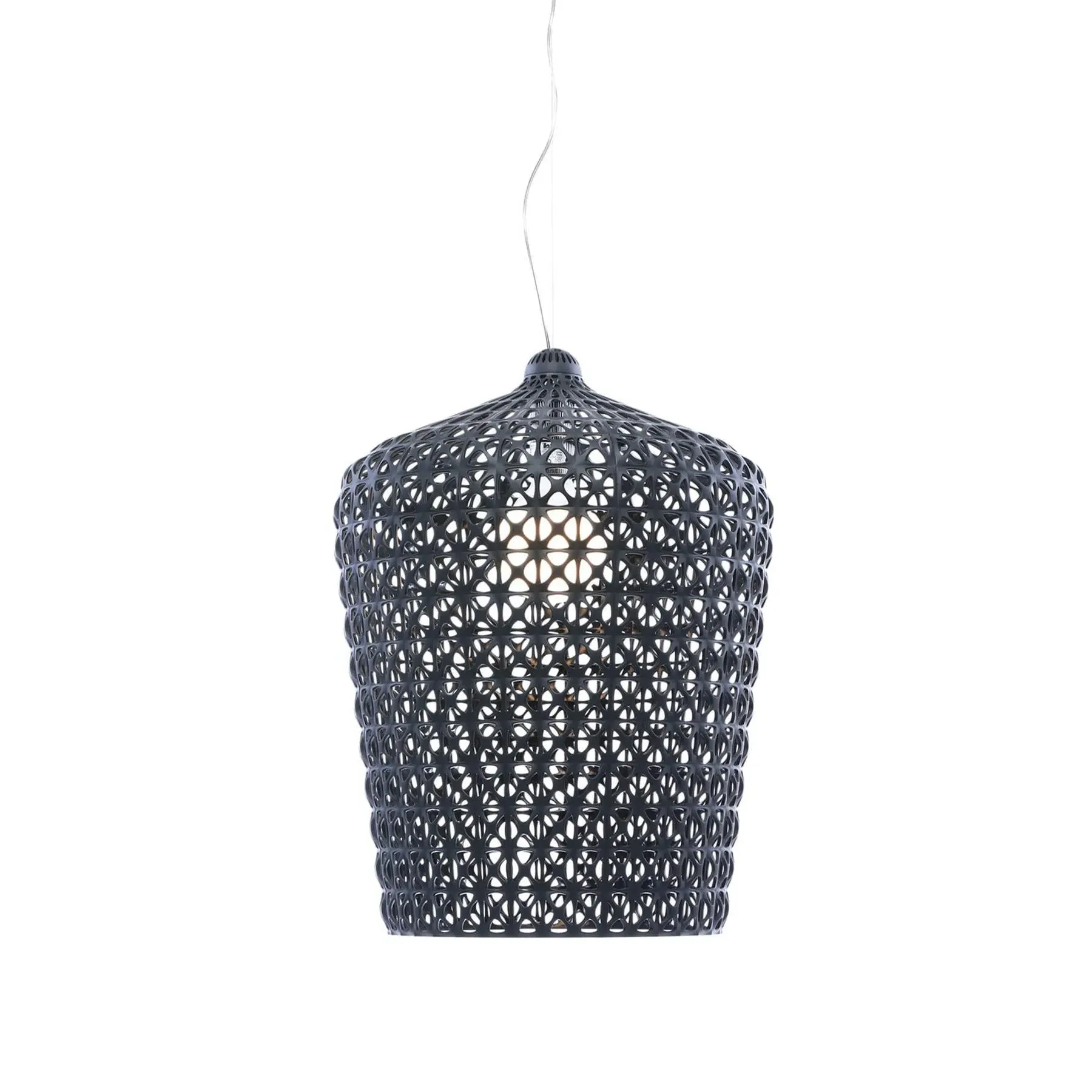 Pendant Light with Mesh Pattern - Clear